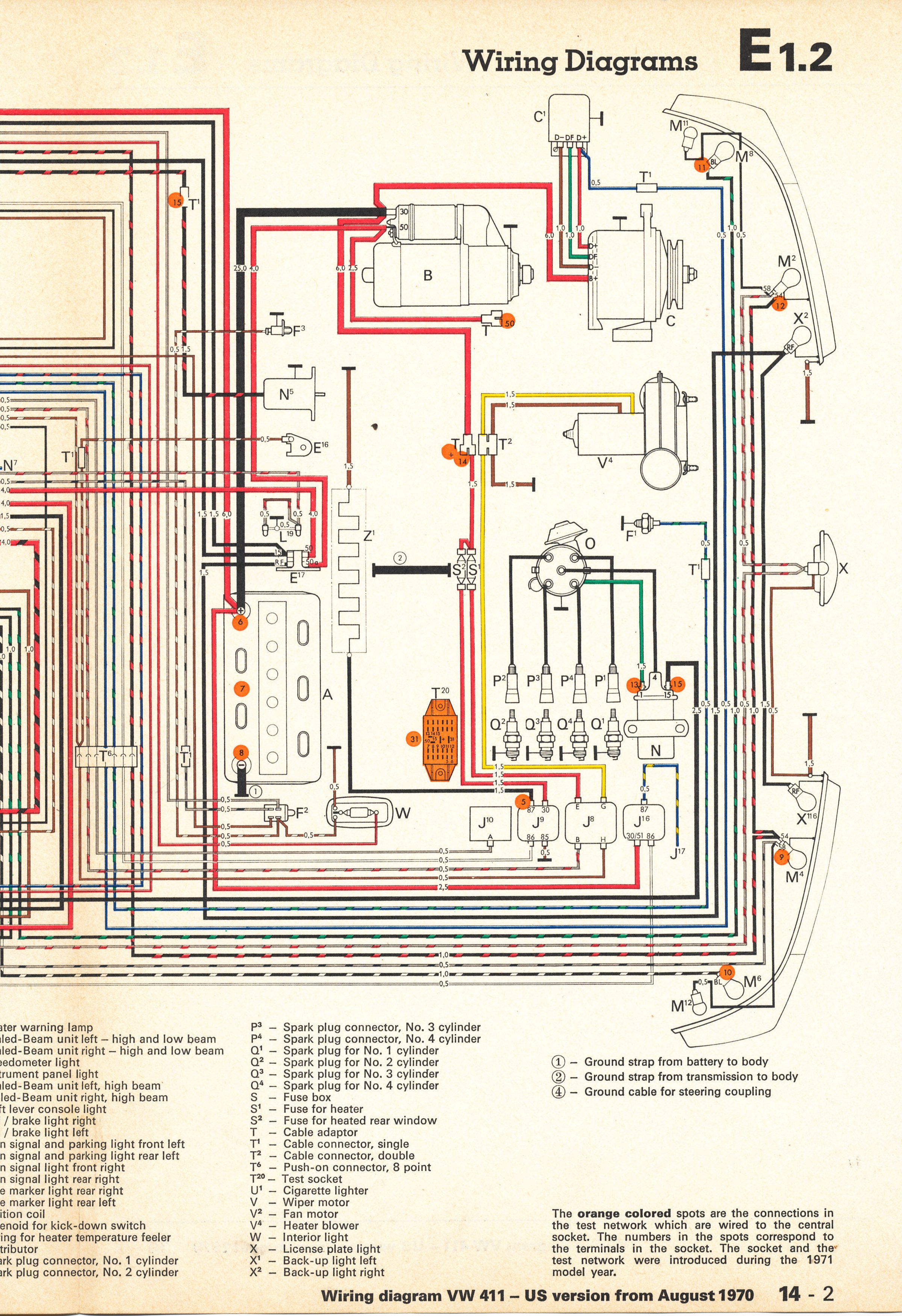 TheSamba.com :: Type 4 Wiring Diagrams