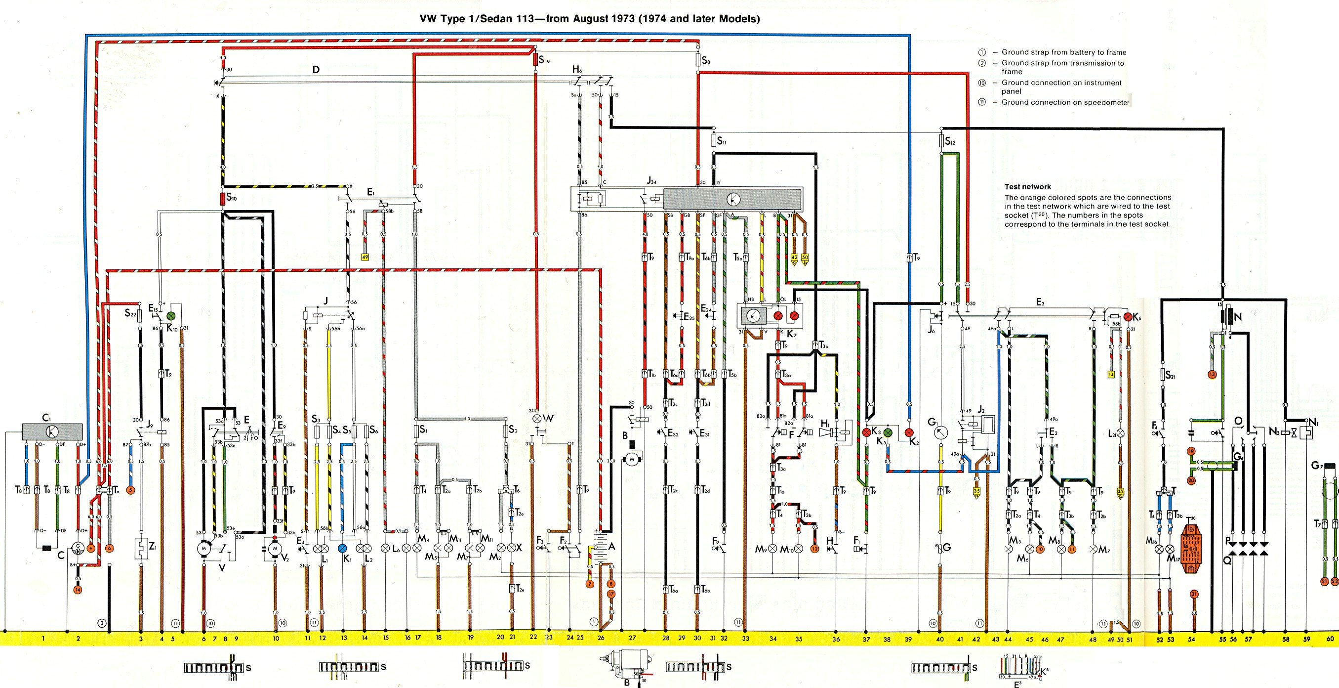 SOLVED: Need the alternator wiring diagram for a 1974 vw - Fixya