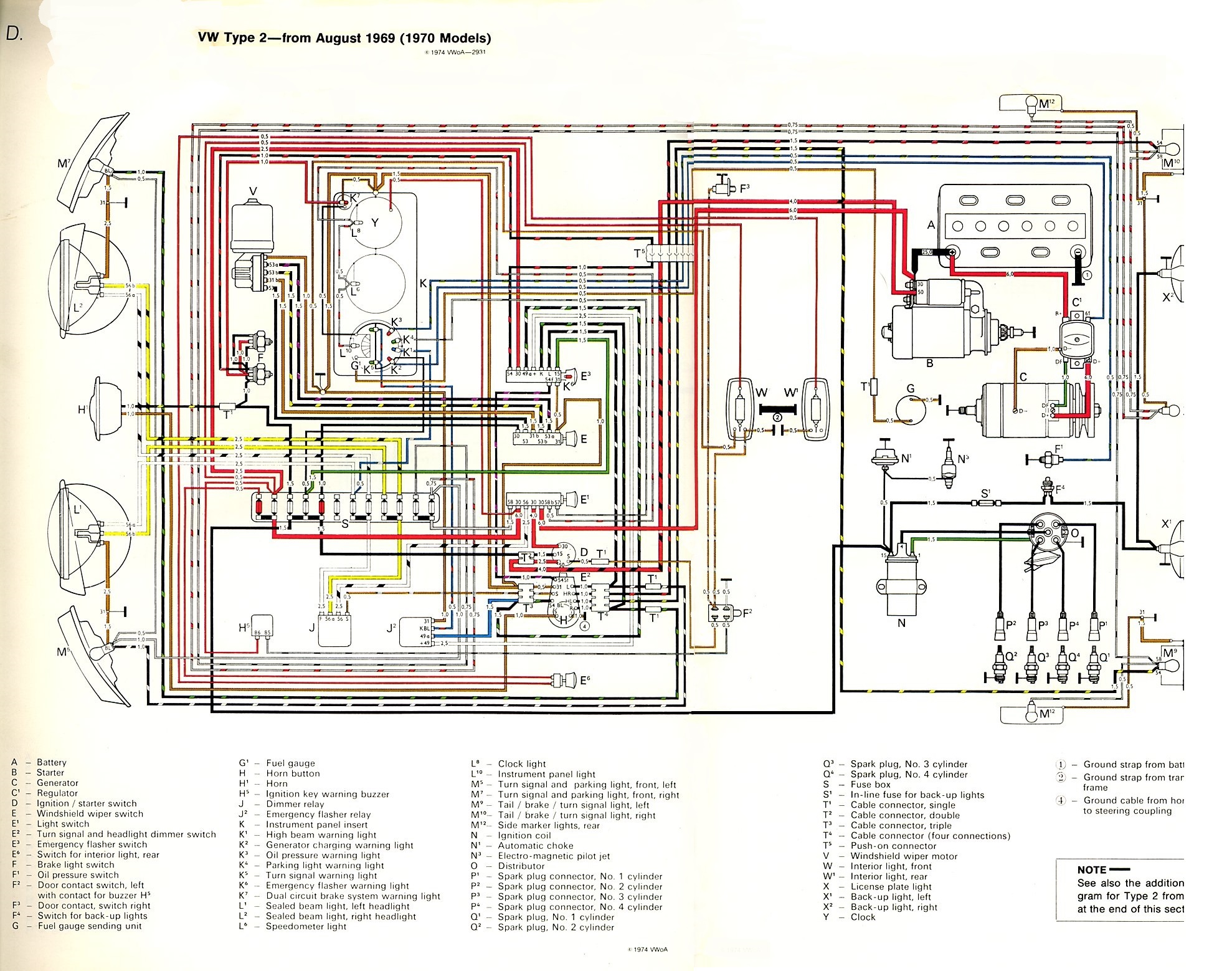 TheSamba.com :: Type 2 Wiring Diagrams