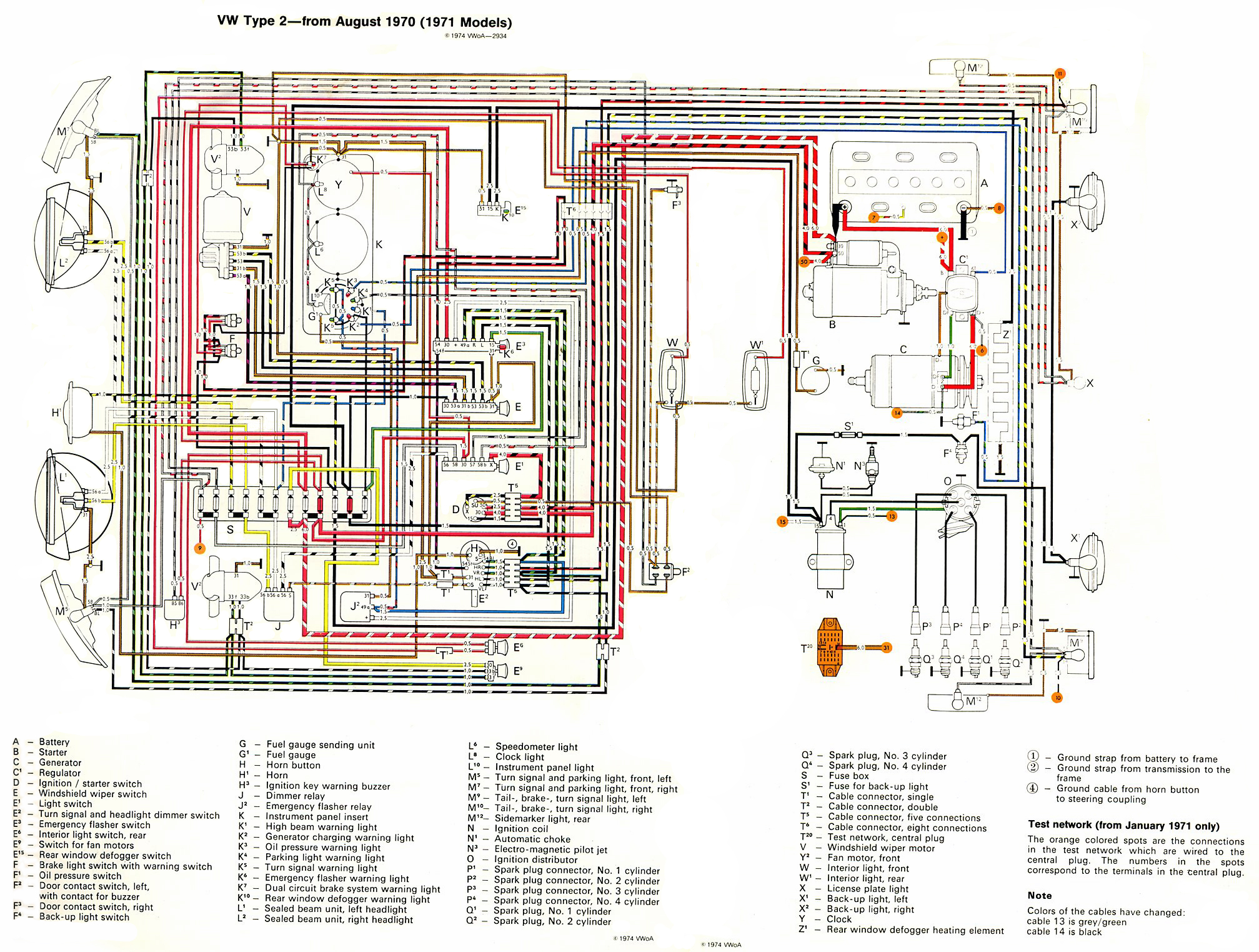 Wiring Diagram Vw T2 - Home Wiring Diagram