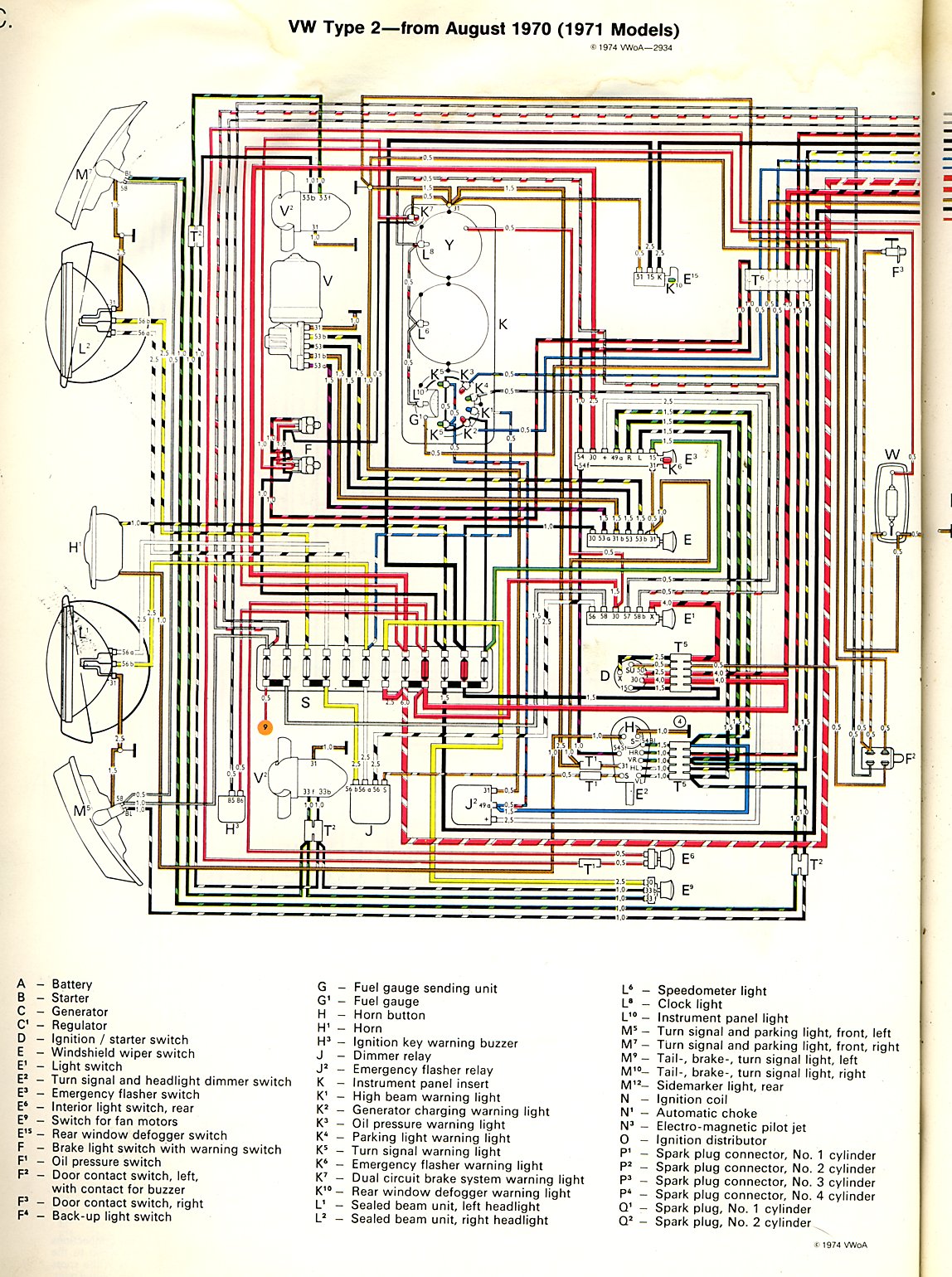 TheSamba.com :: Type 2 Wiring Diagrams