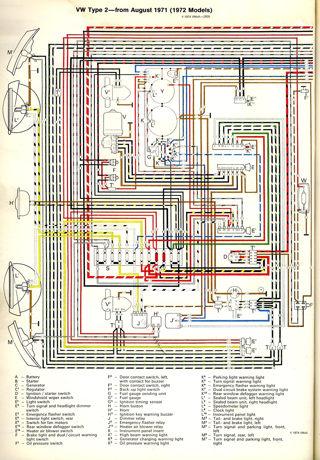 TheSamba.com :: Type 2 Wiring Diagrams