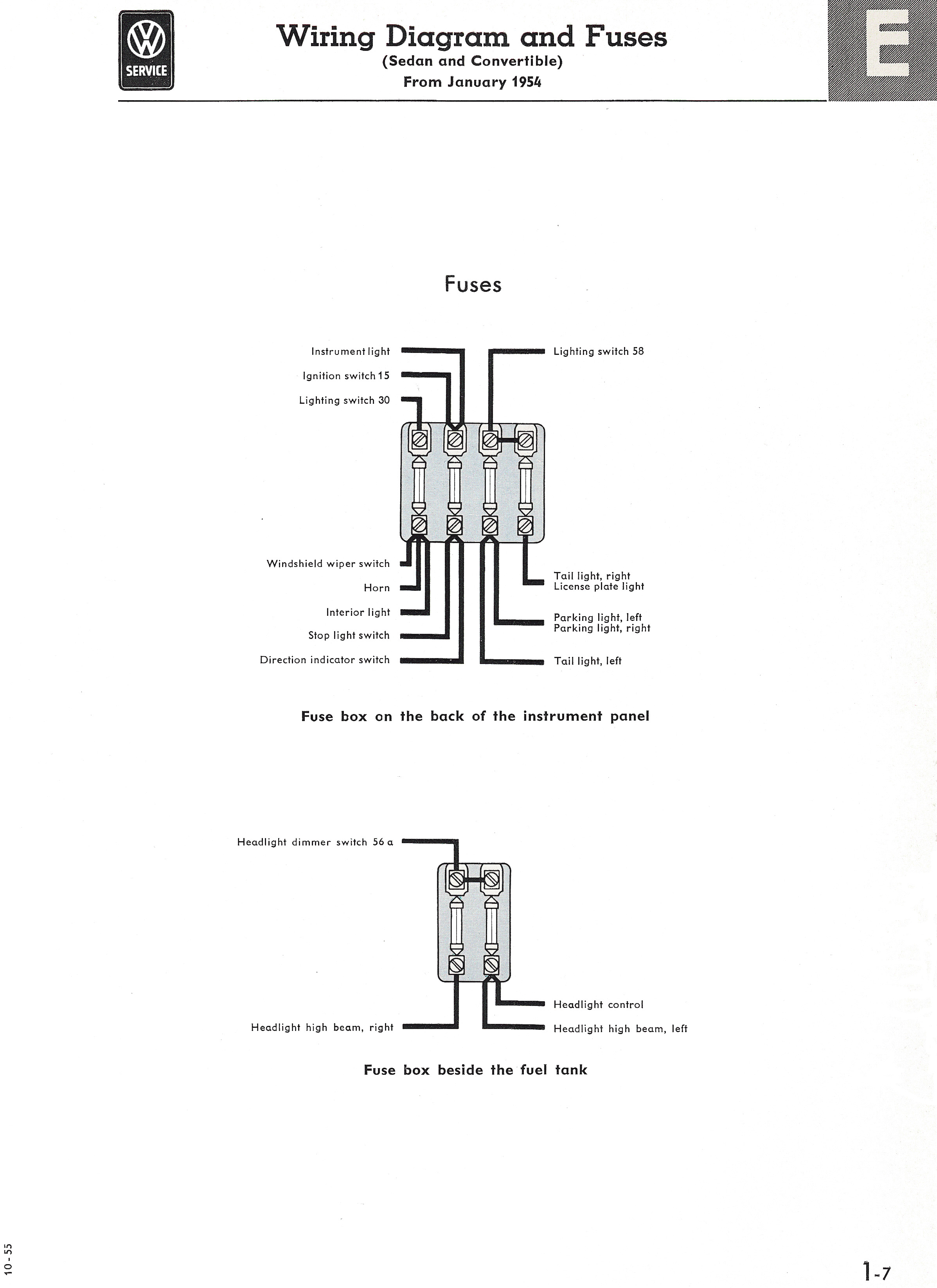 Type 1 Wiring Diagrams