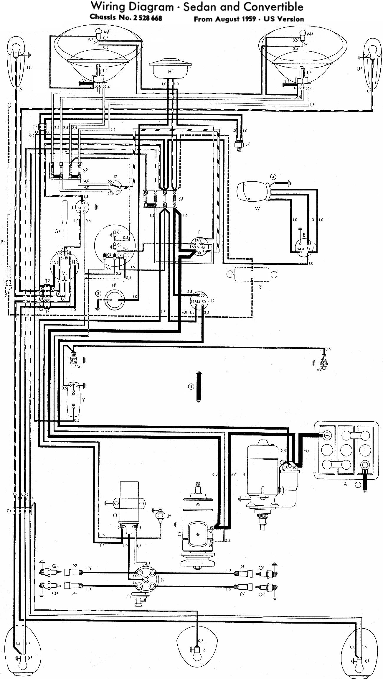 TheSamba.com :: Beetle - 1958-1967 - View topic - Wiring Diagram for a