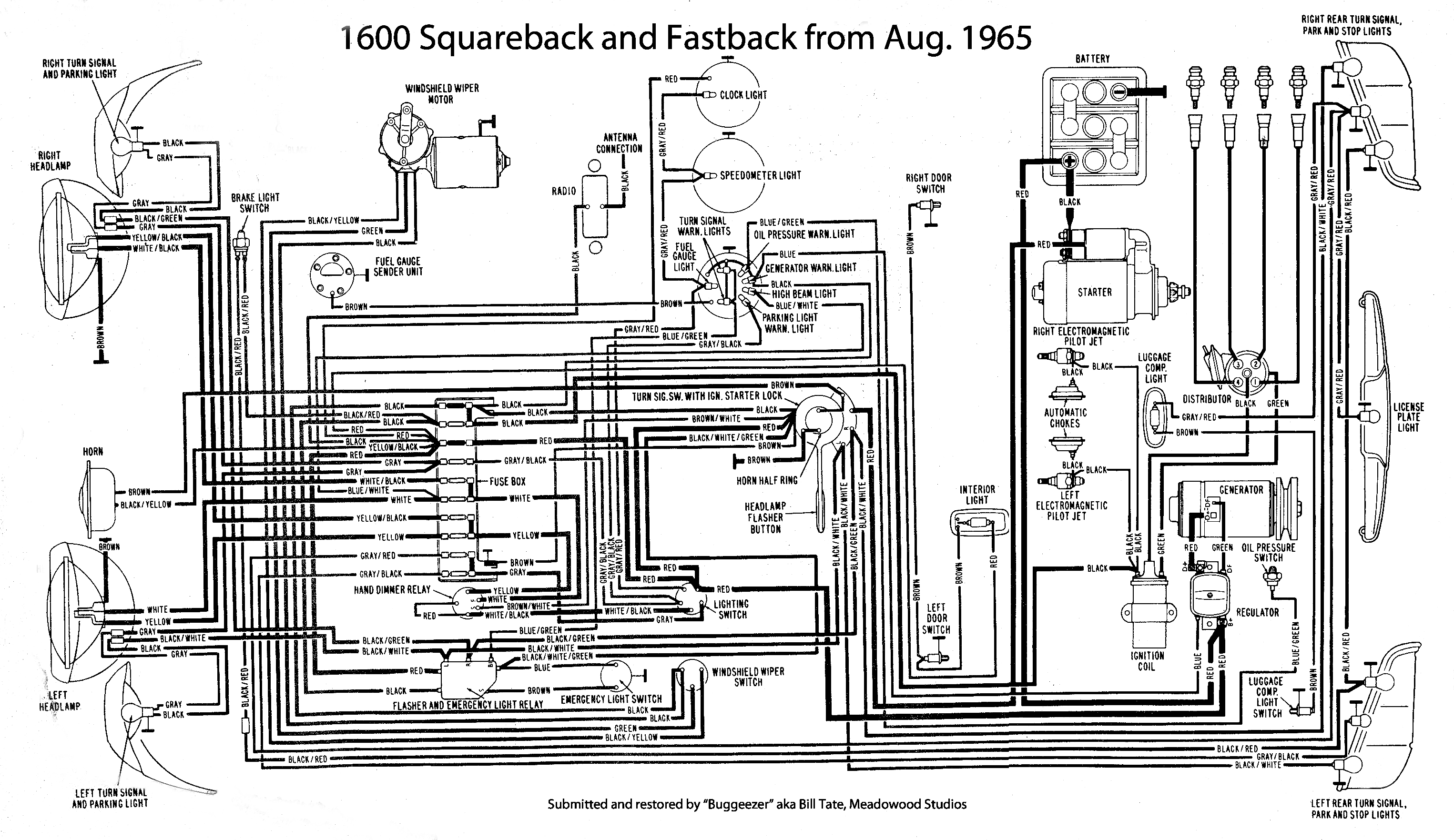 TheSamba.com :: Type 3 Wiring Diagrams