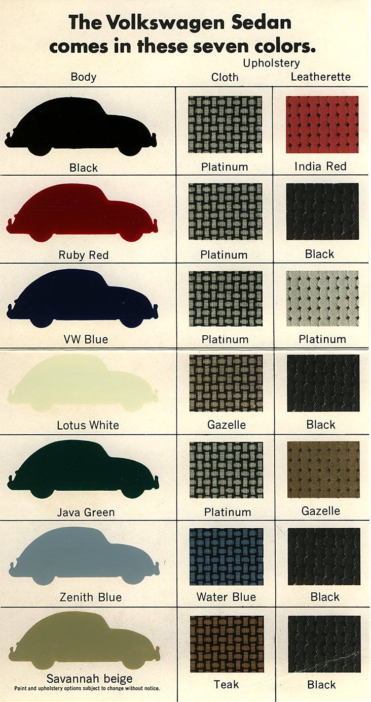 Beetle Colors