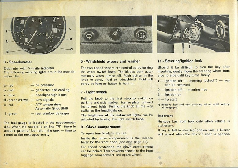 TheSamba.com :: 1970 VW Beetle Owner's Manual
