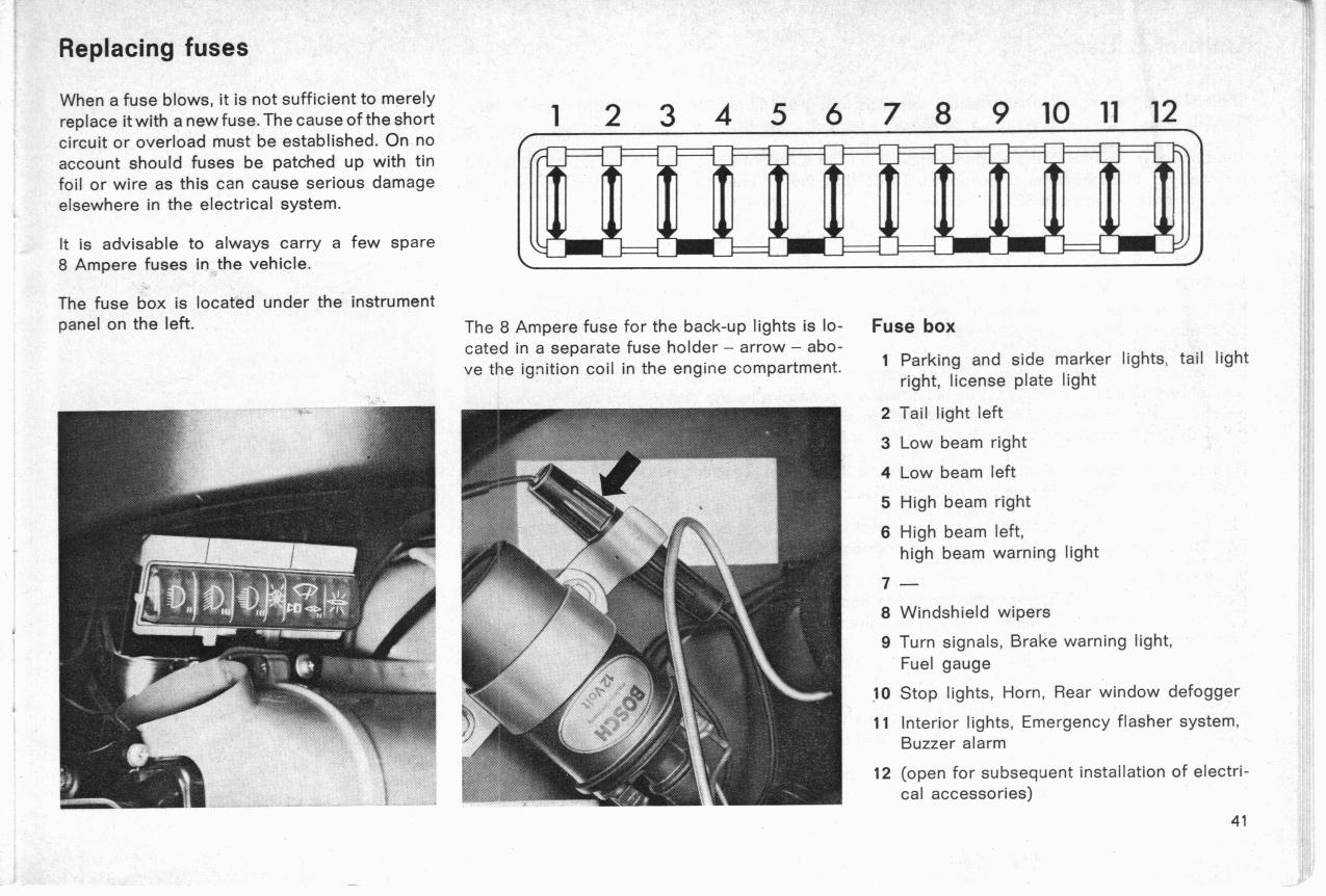 Electrics. fuse box diagram needed | The Late Bay