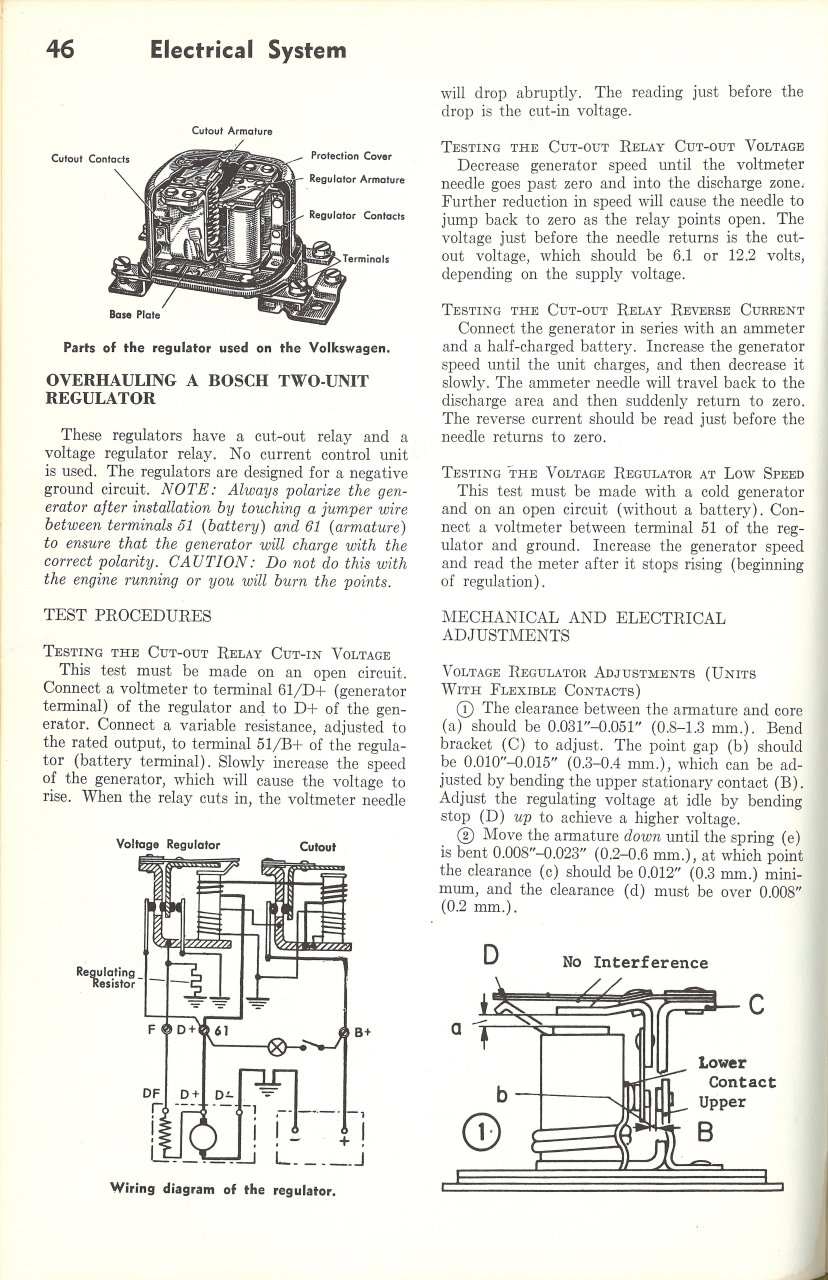 VW Voltage Regulator Wiring Diagram