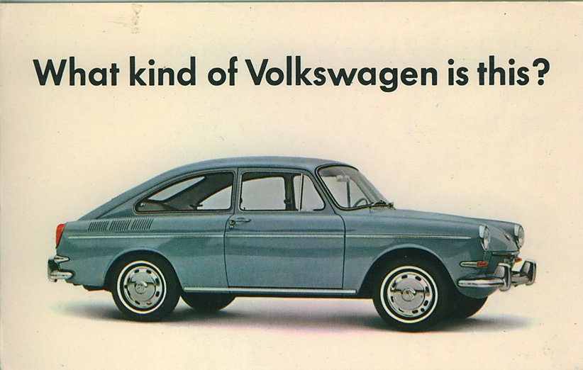 TheSambacom VW Archives Official Volkswagen Postcards Type 3