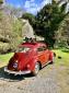 1959 Garnet Red Euro Ragtop / Sunroof beetle.