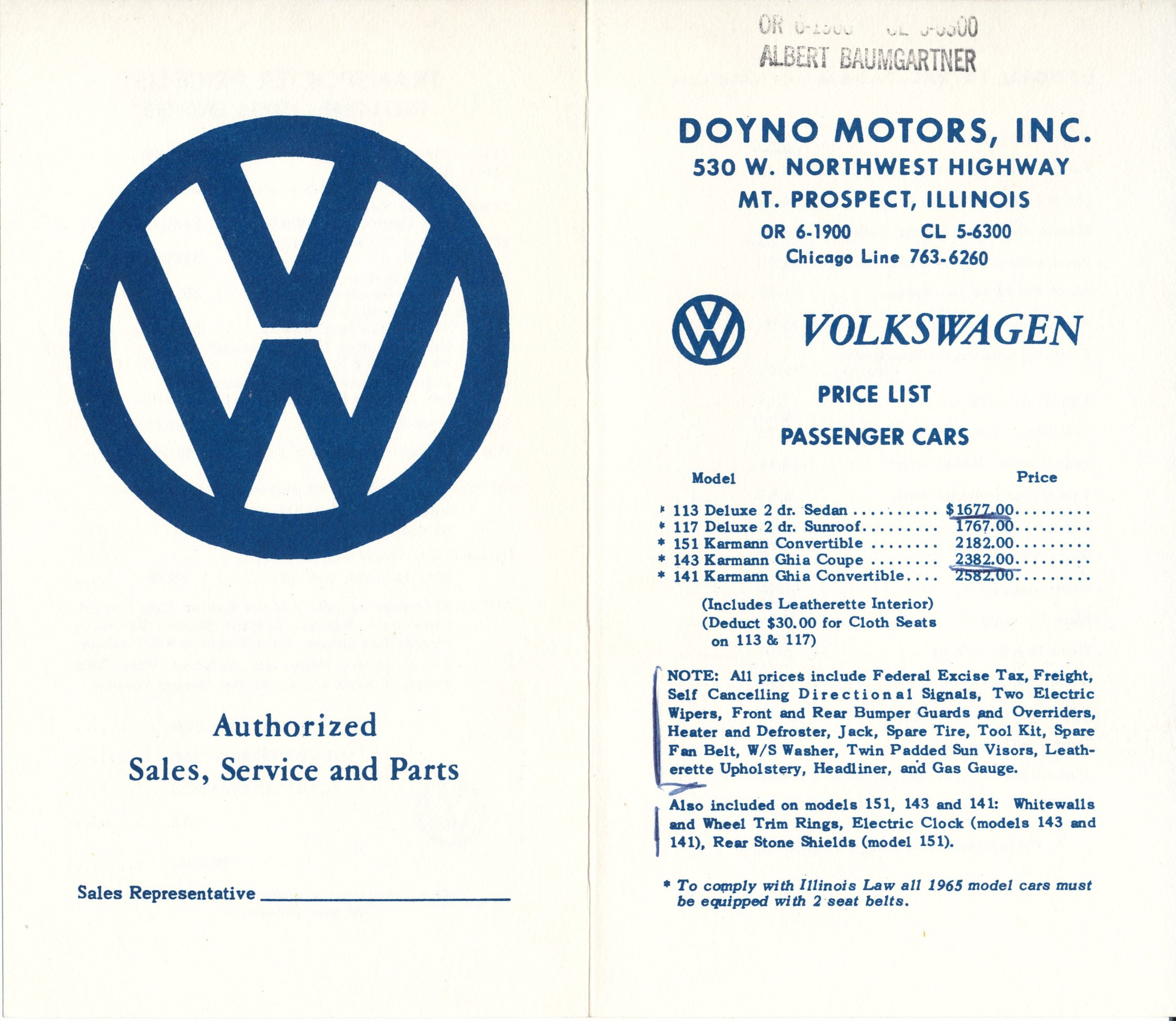 Doyno Motors, Inc. Mt. Prospect, Illinois