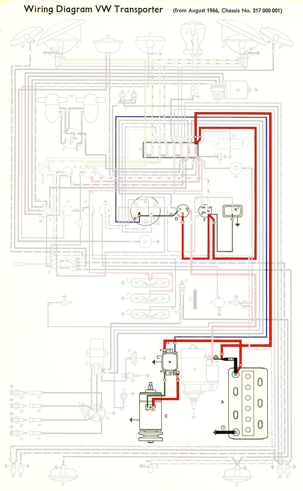 TheSamba.com :: Type 2 Wiring Diagrams