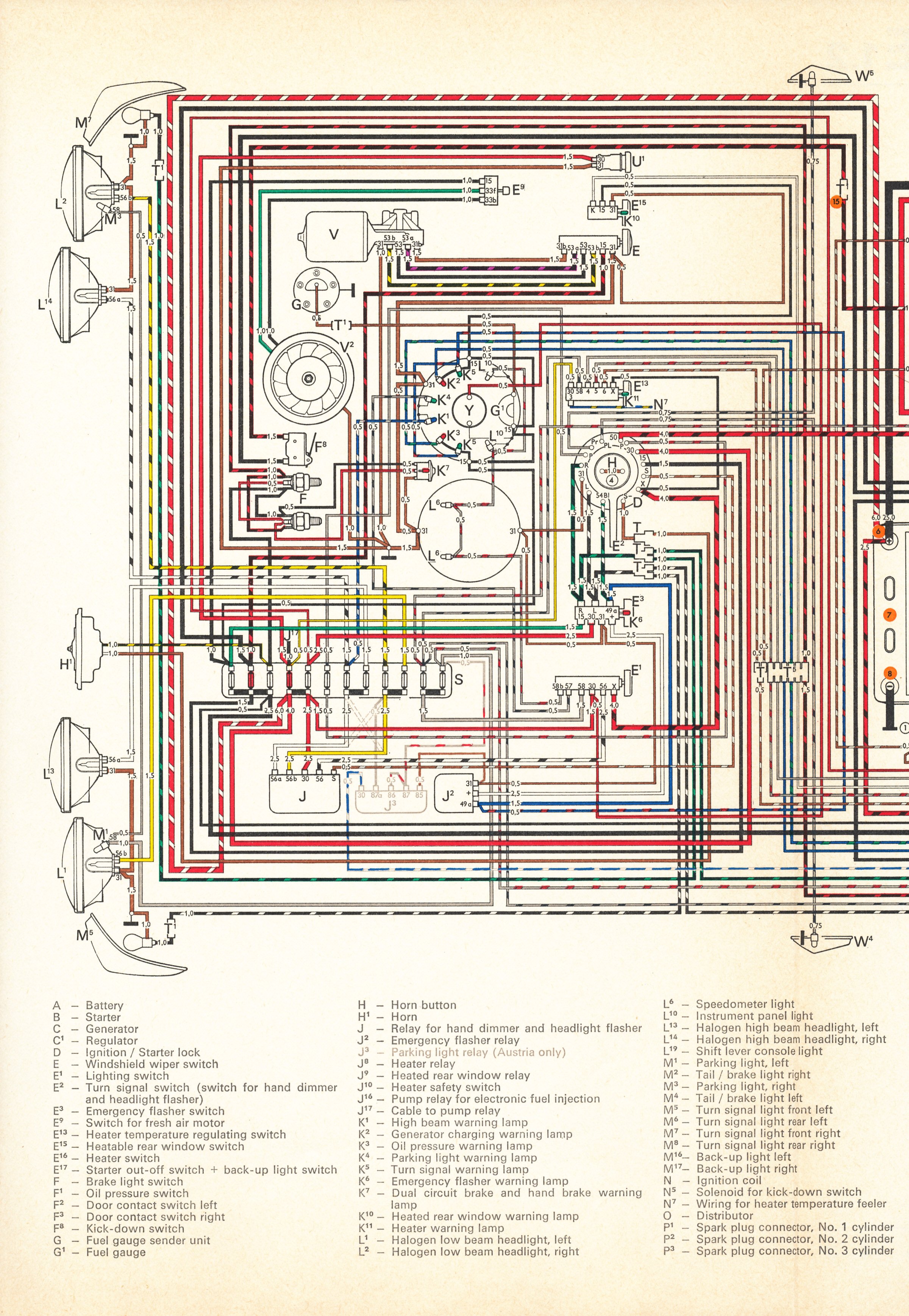 TheSamba.com :: Type 4 Wiring Diagrams 1972 jeep wiring diagram 