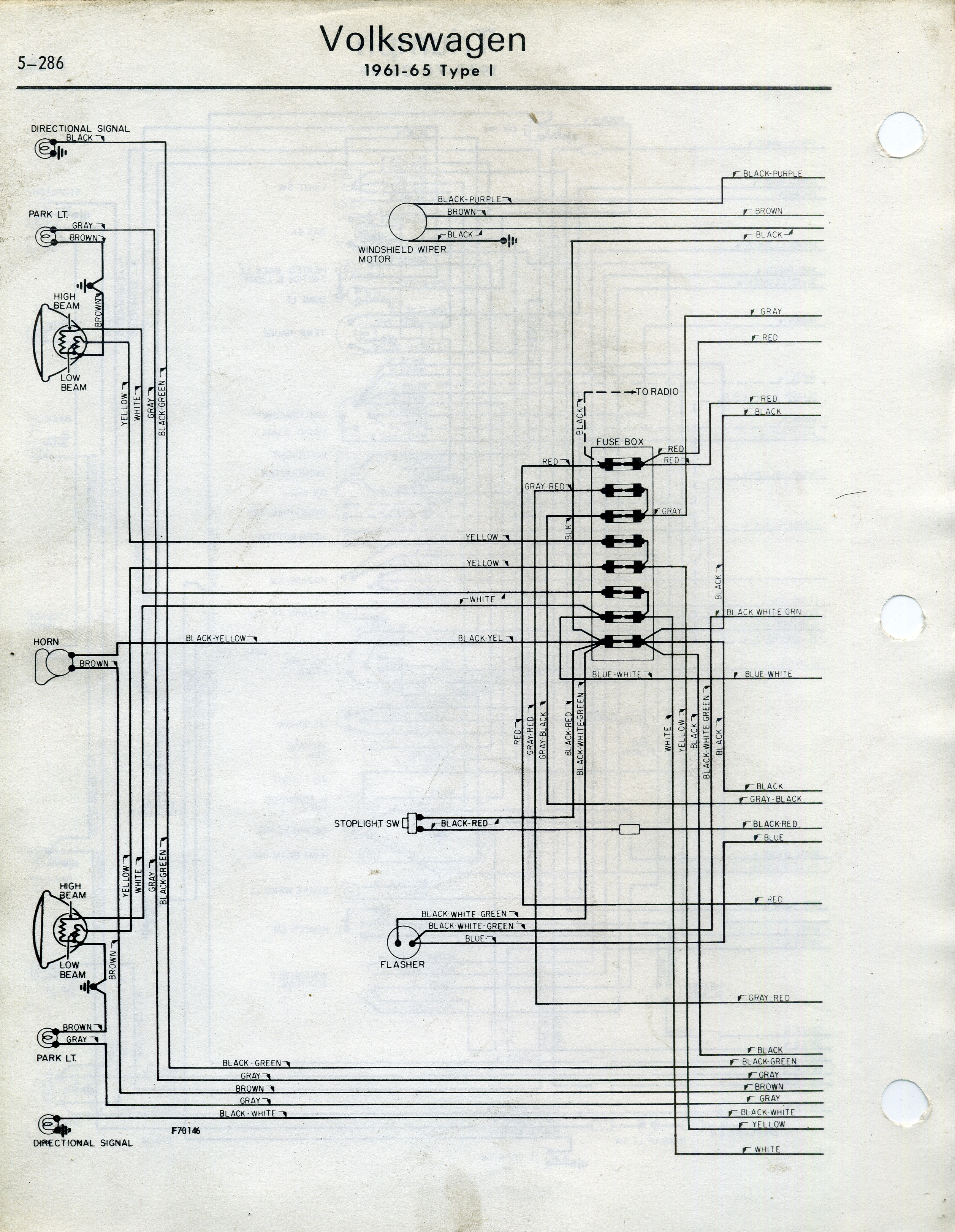 65 Vw Wiring - Fuse & Wiring Diagram