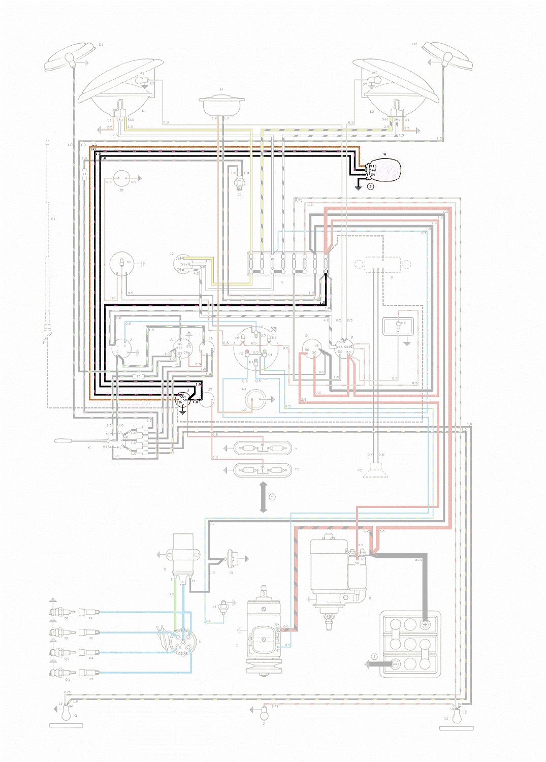 TheSamba.com :: Type 2 Wiring Diagrams