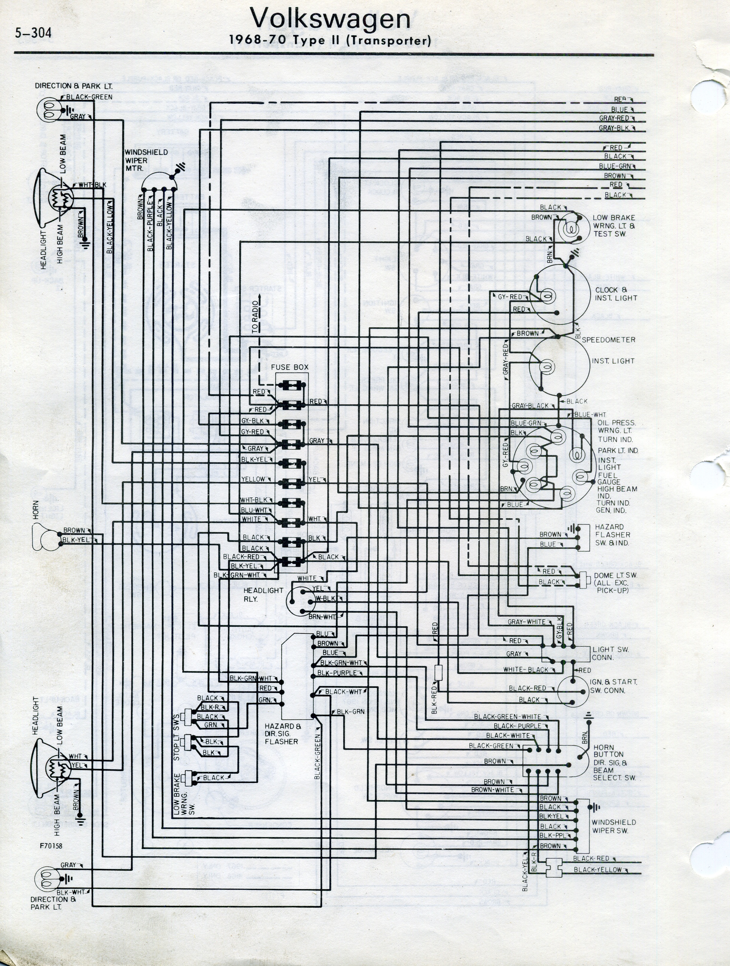 68 vw wiring diagram  | 1024 x 1588