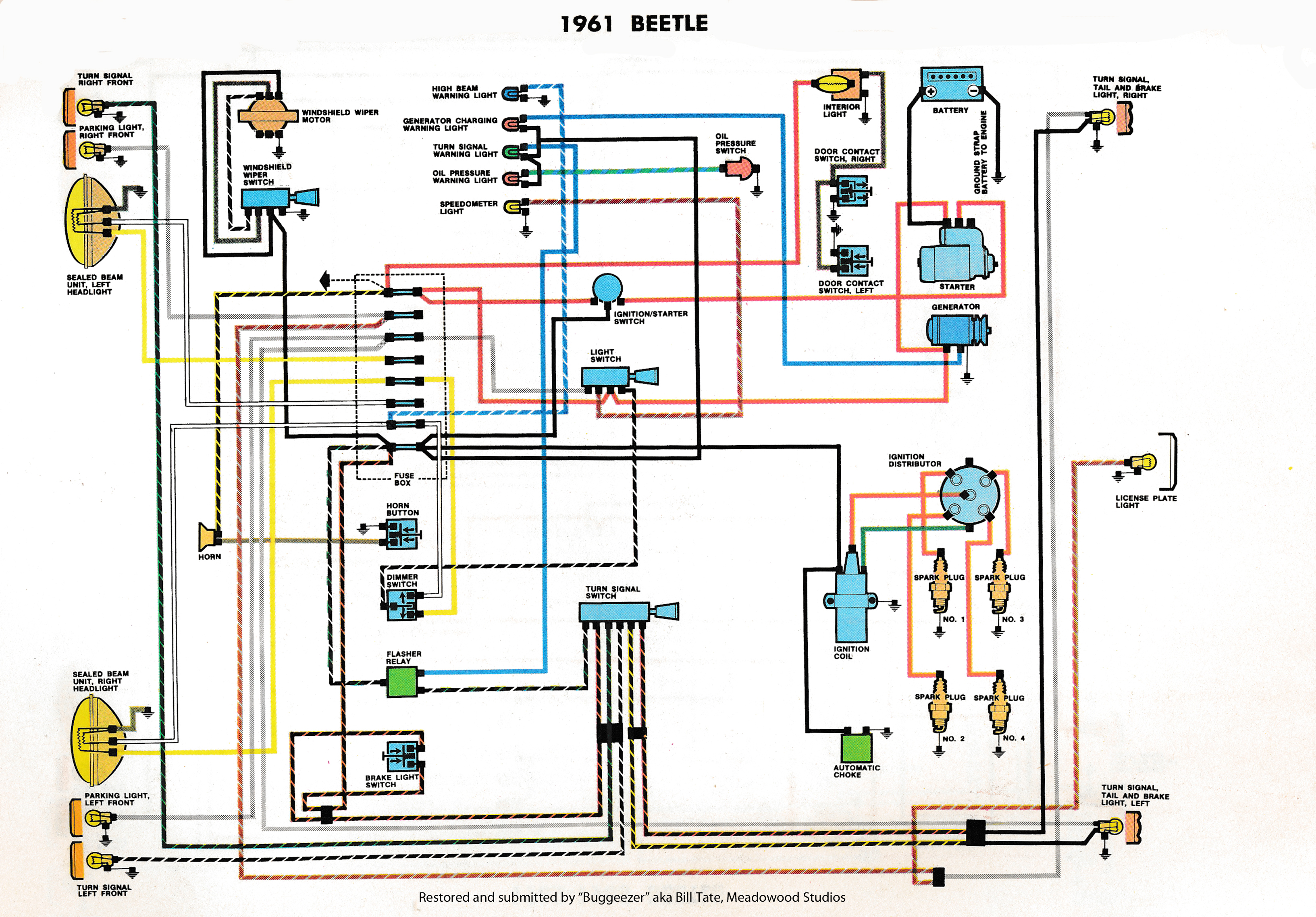 TheSamba.com :: Type 1 Wiring Diagrams