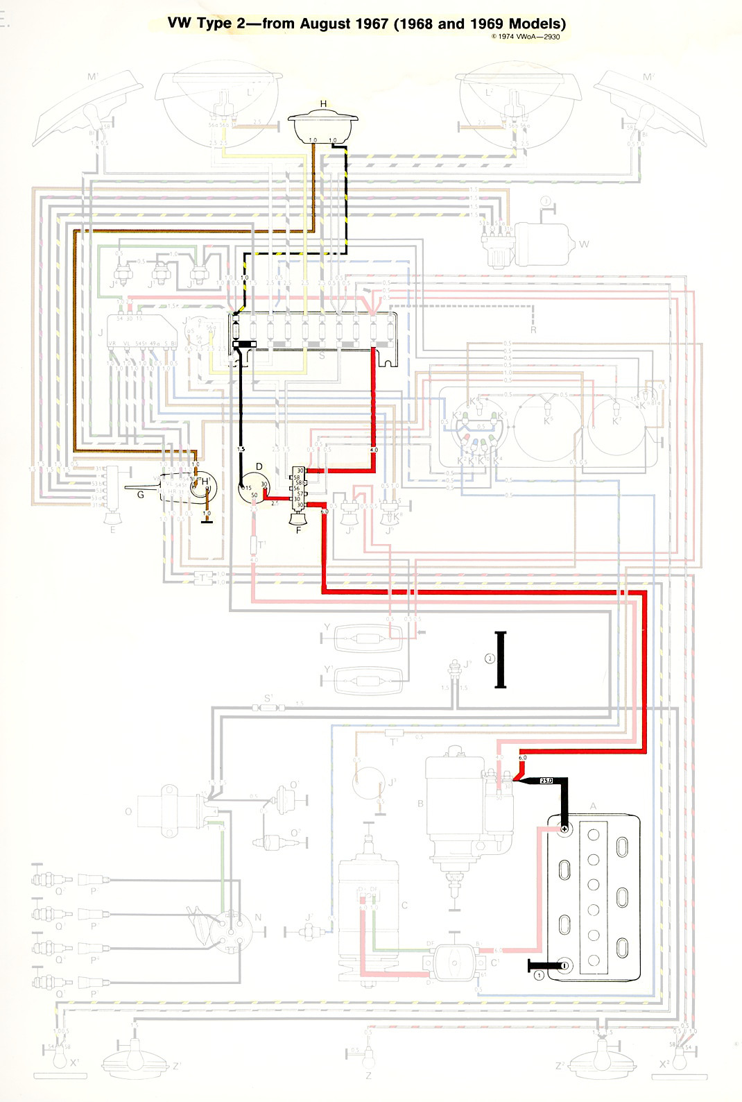 68 vw wiring diagram  | 1024 x 1588