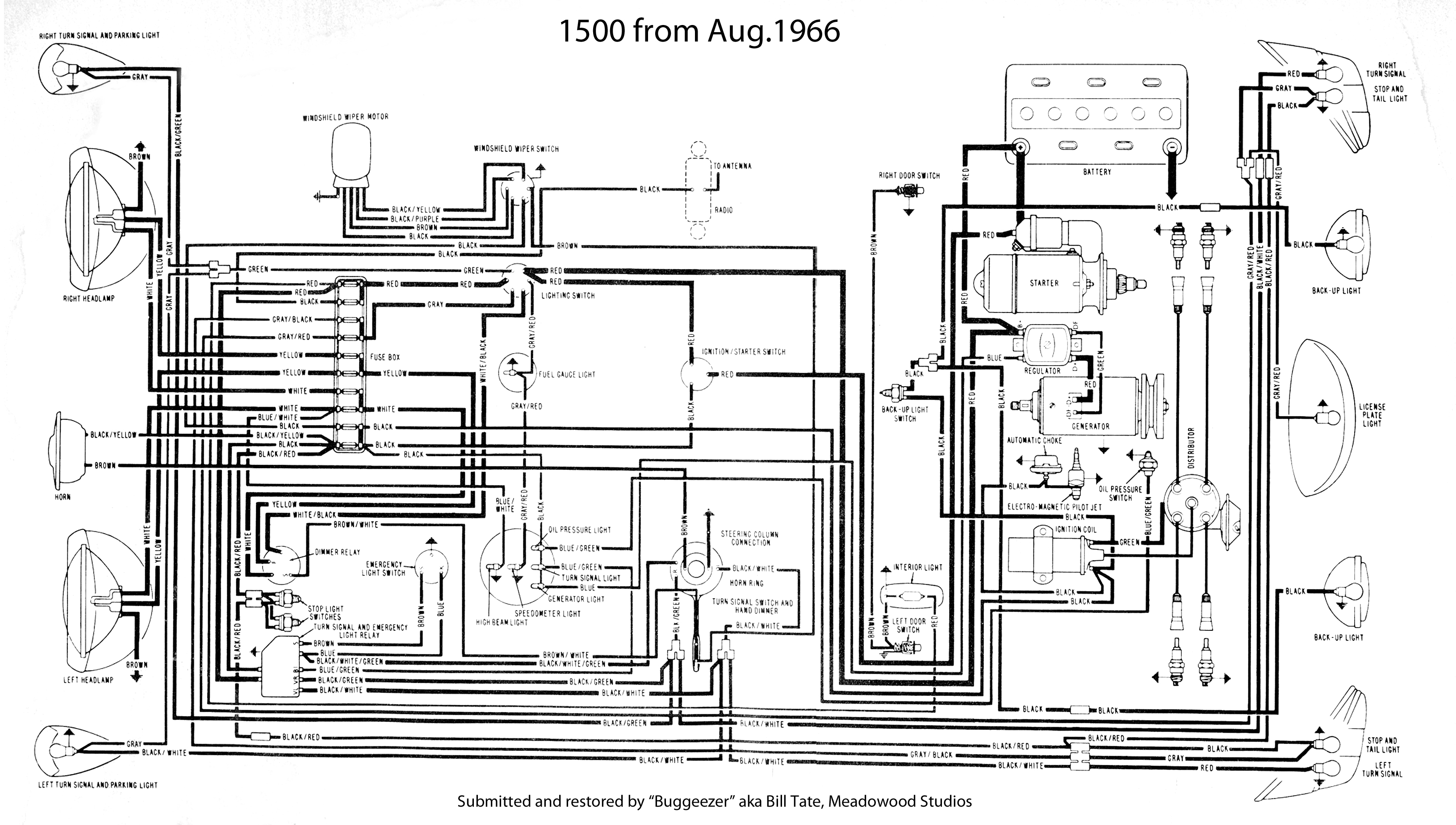 TheSamba.com :: Type 1 Wiring Diagrams