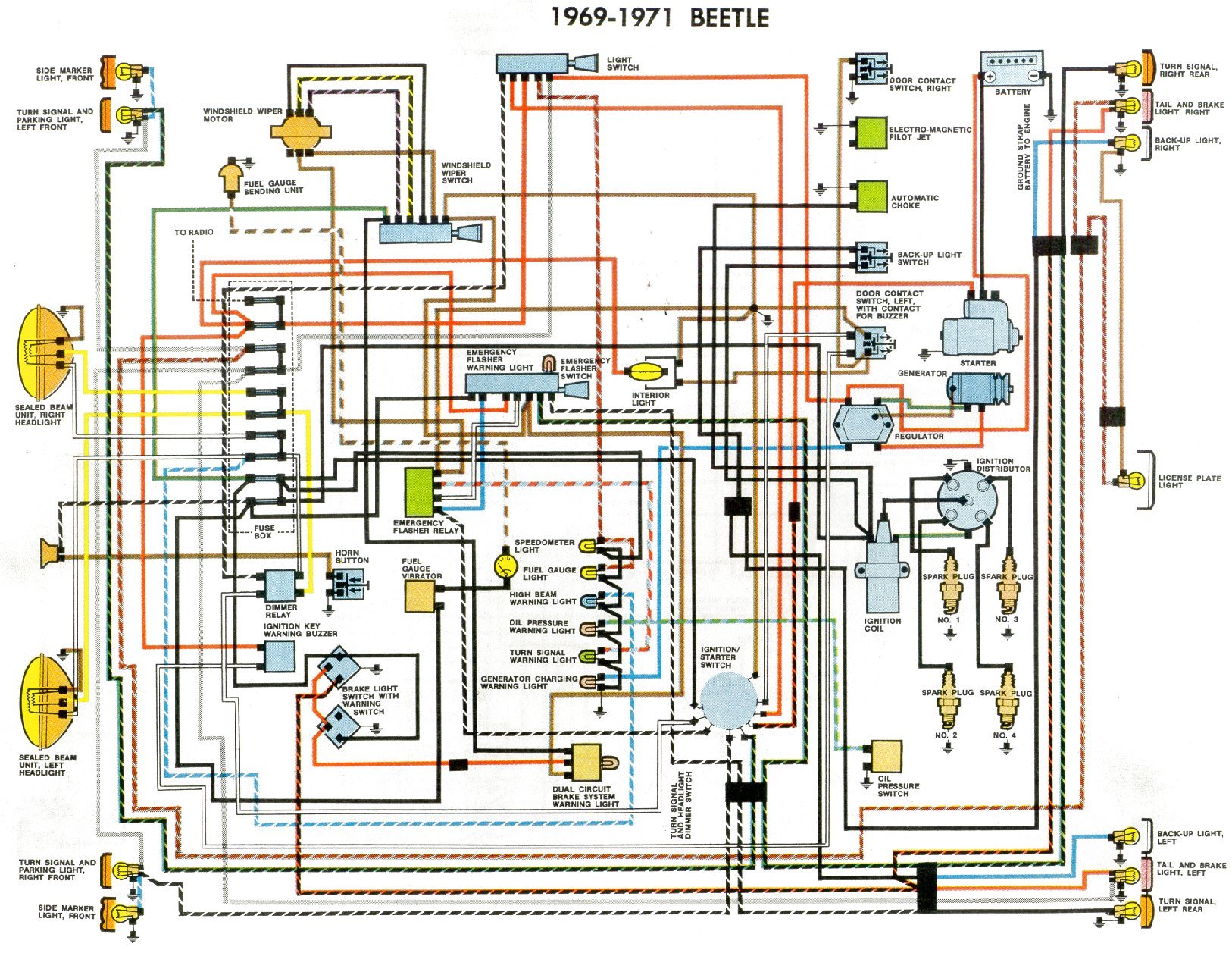 1970 VW Beetle Convertible Missing Fuses | Classic VW Parts for Beetle