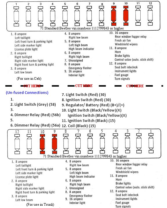 72 Volkswagen Beetle Wiring Diagram