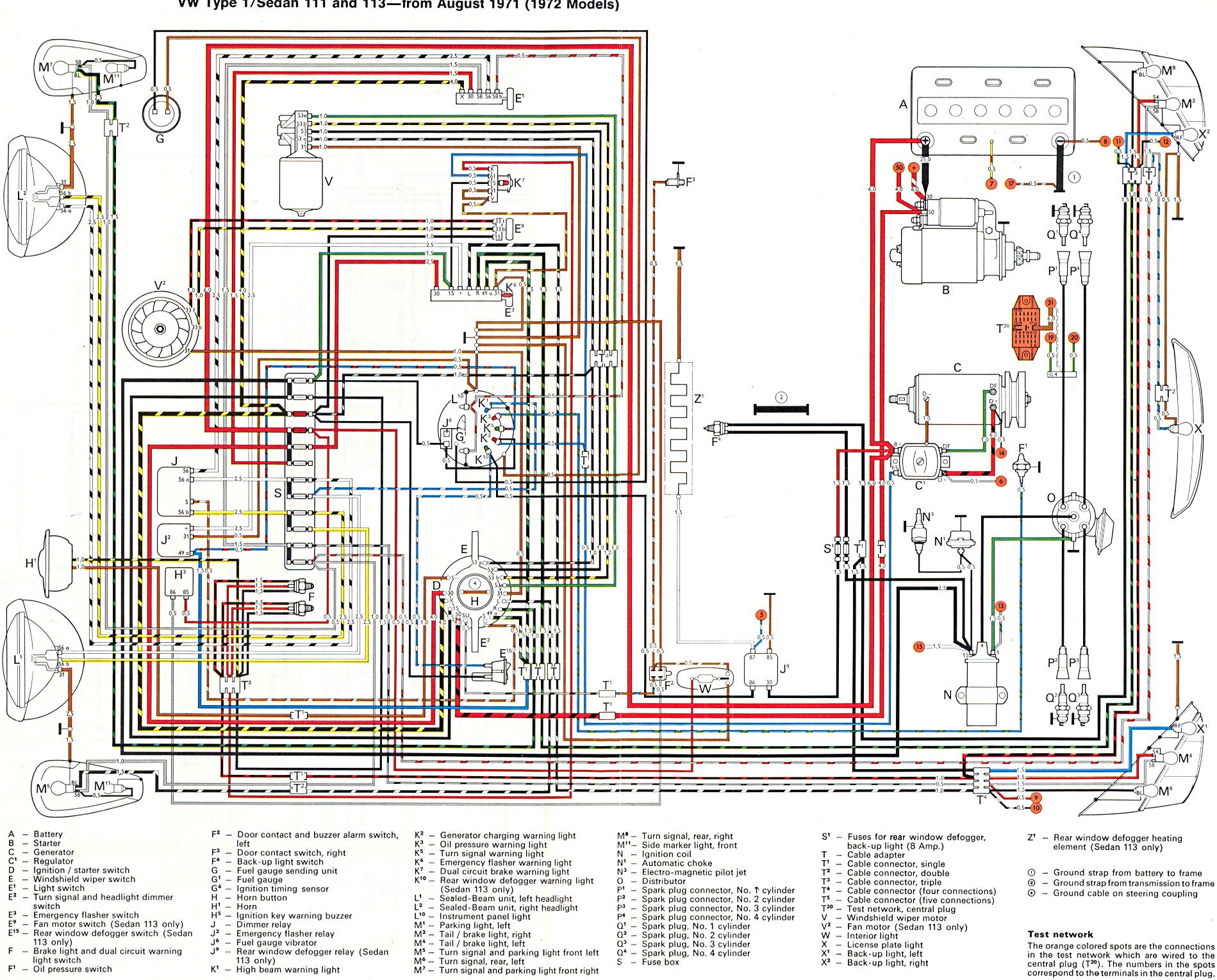 Wiring Diagram for 73 Super Beetle - Shoptalkforums.com