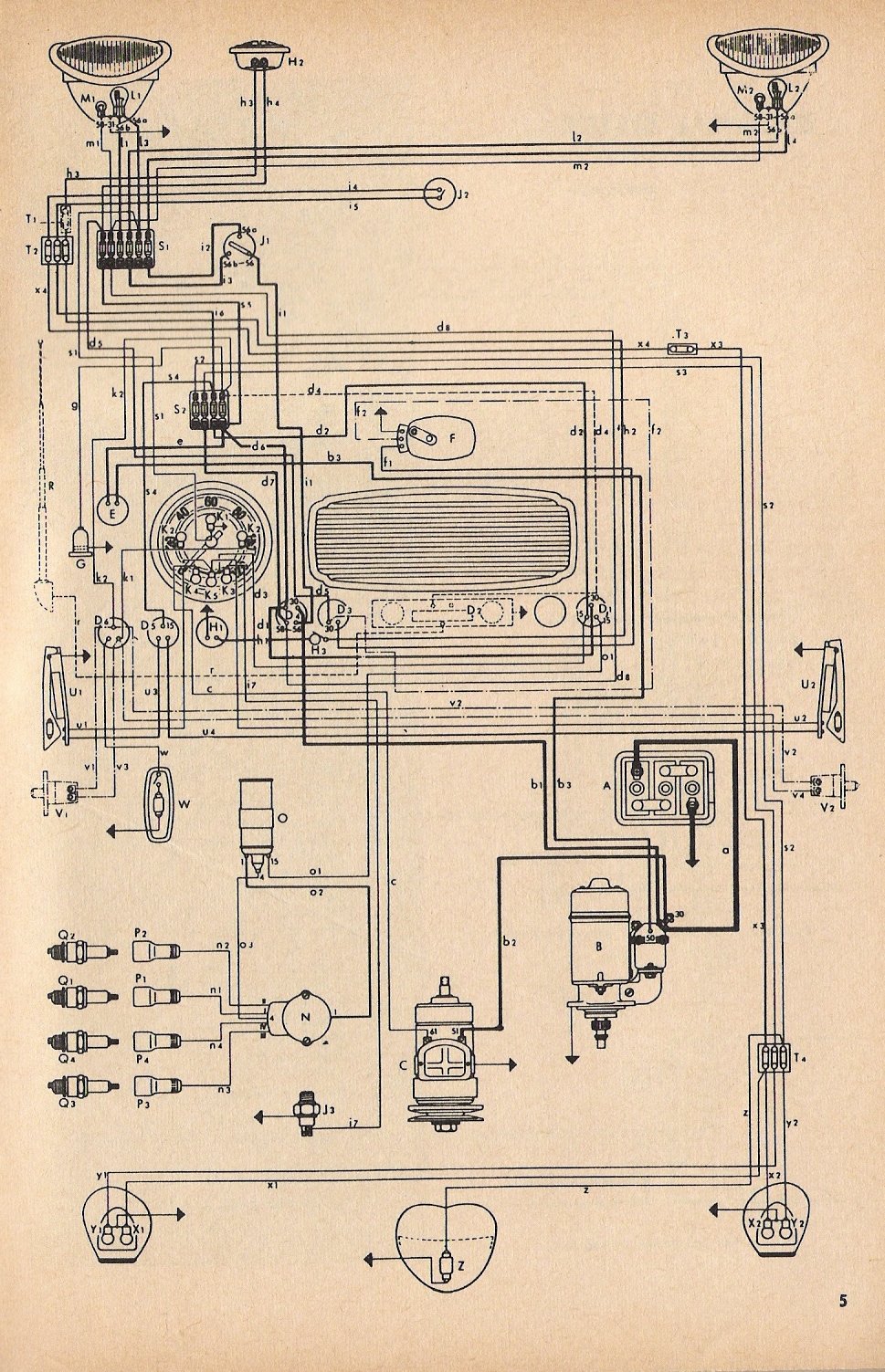 TheSamba.com :: Beetle - 1958-1967 - View topic - Wiring harness routing