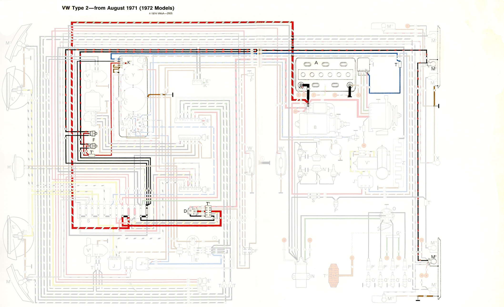 TheSamba.com :: Type 2 Wiring Diagrams