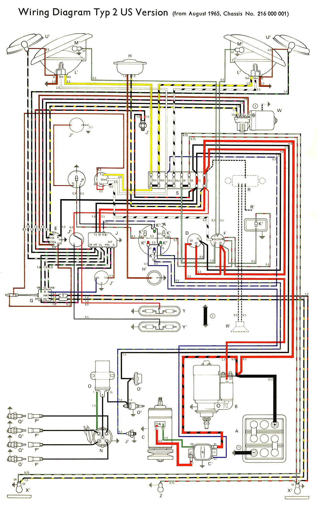 Thesamba Com Type 2 Wiring Diagrams