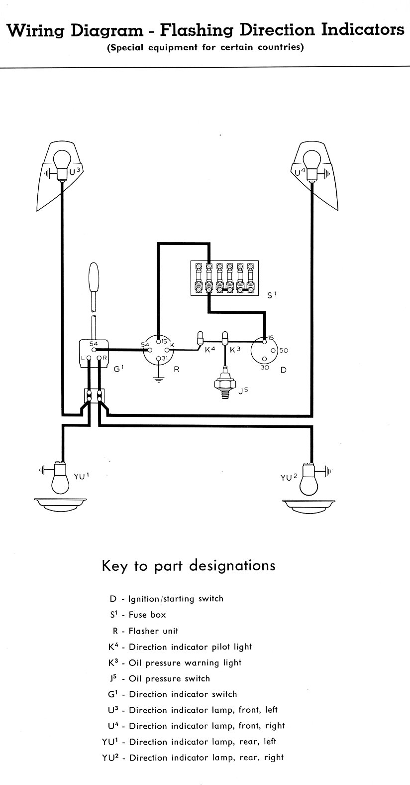 Flasher Universal Turn Signal Switch Wiring Diagram from www.thesamba.com