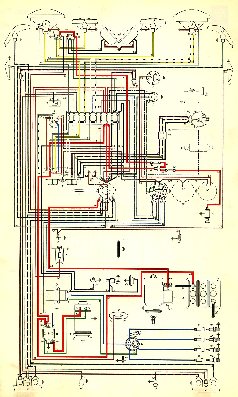 Telsta A28D Wiring Diagram from www.thesamba.com