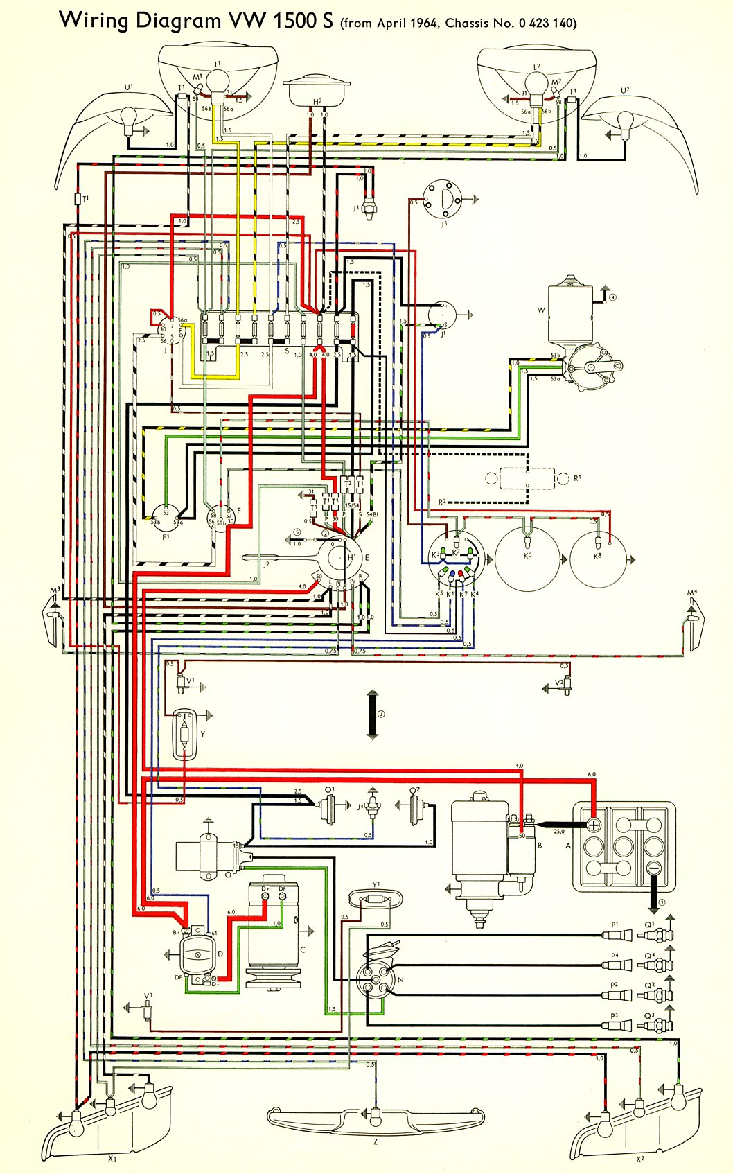 TheSamba.com :: Type 3 Wiring Diagrams