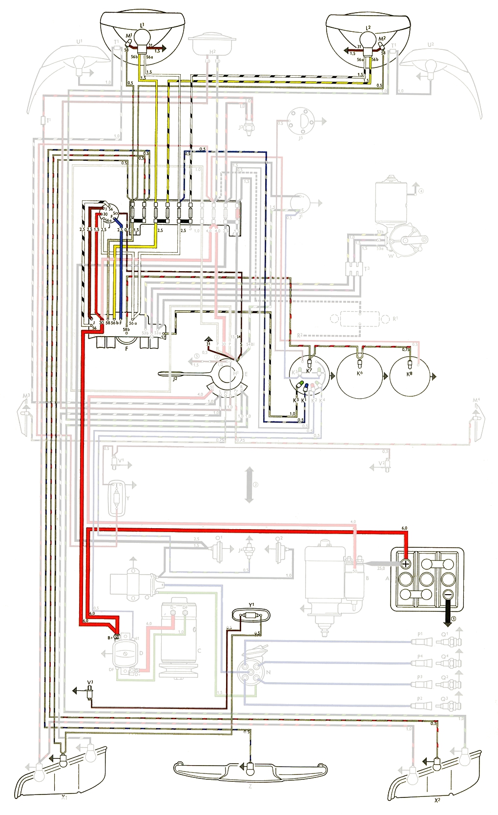 TheSamba.com :: Type 3 Wiring Diagrams