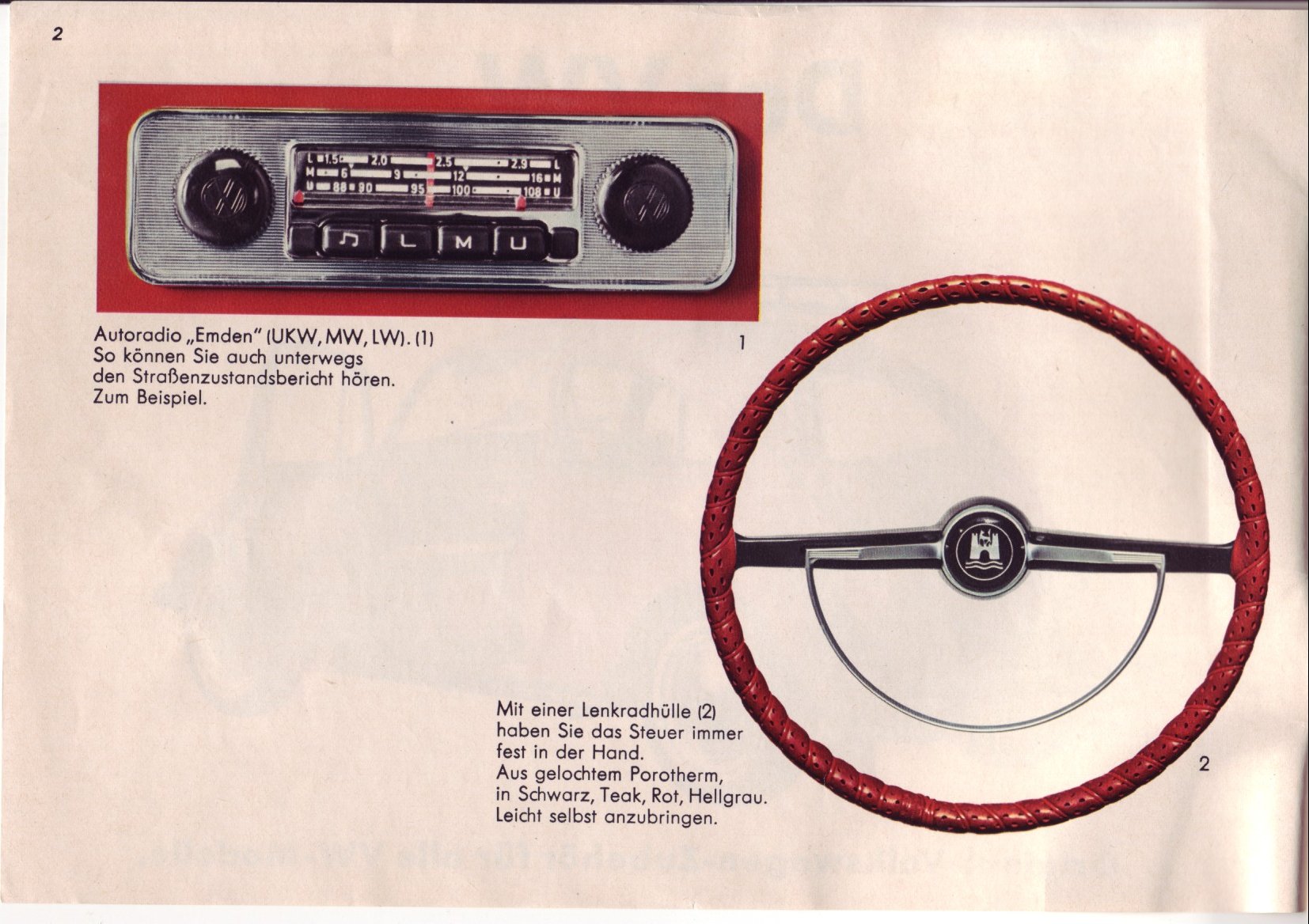  VW Archives - October, 1968 Accessories - German