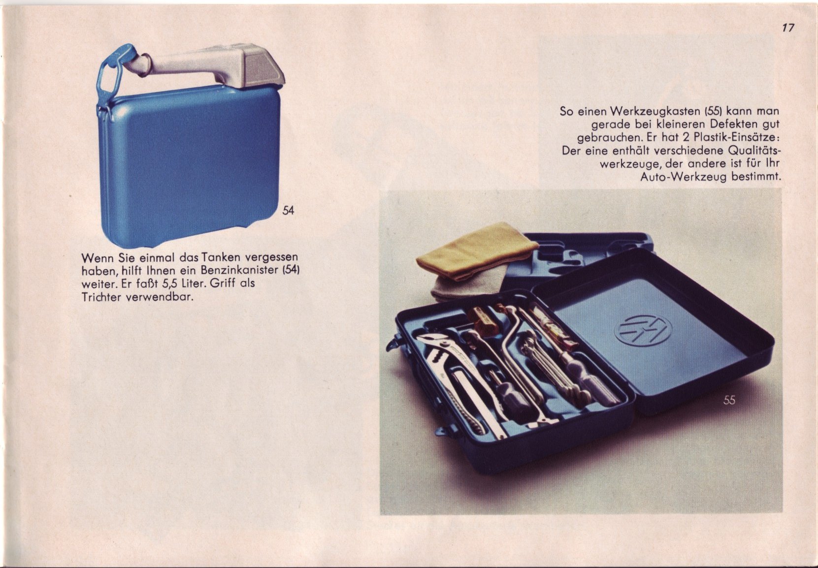  VW Archives - October, 1968 Accessories - German