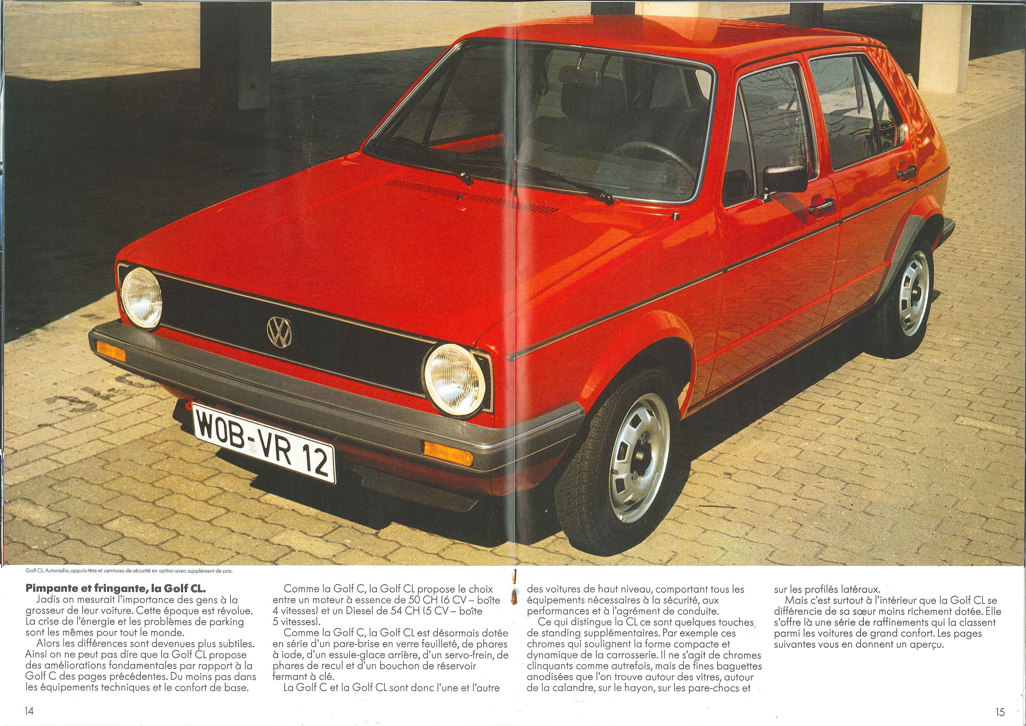 Thesamba Com Vw Archives 1981 Vw Golf Brochure French