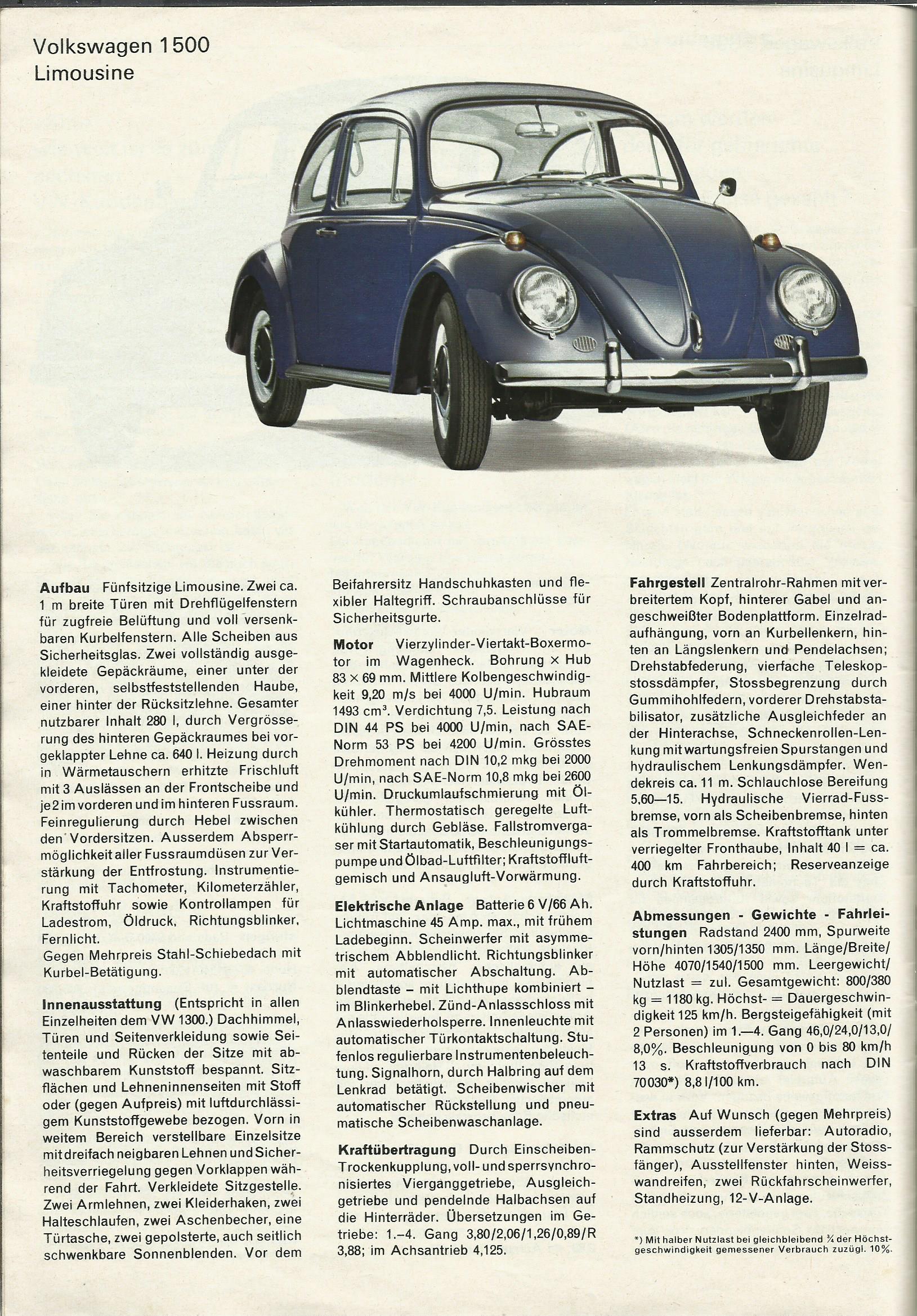  Beetle - 1958-1967 - View topic - European spec