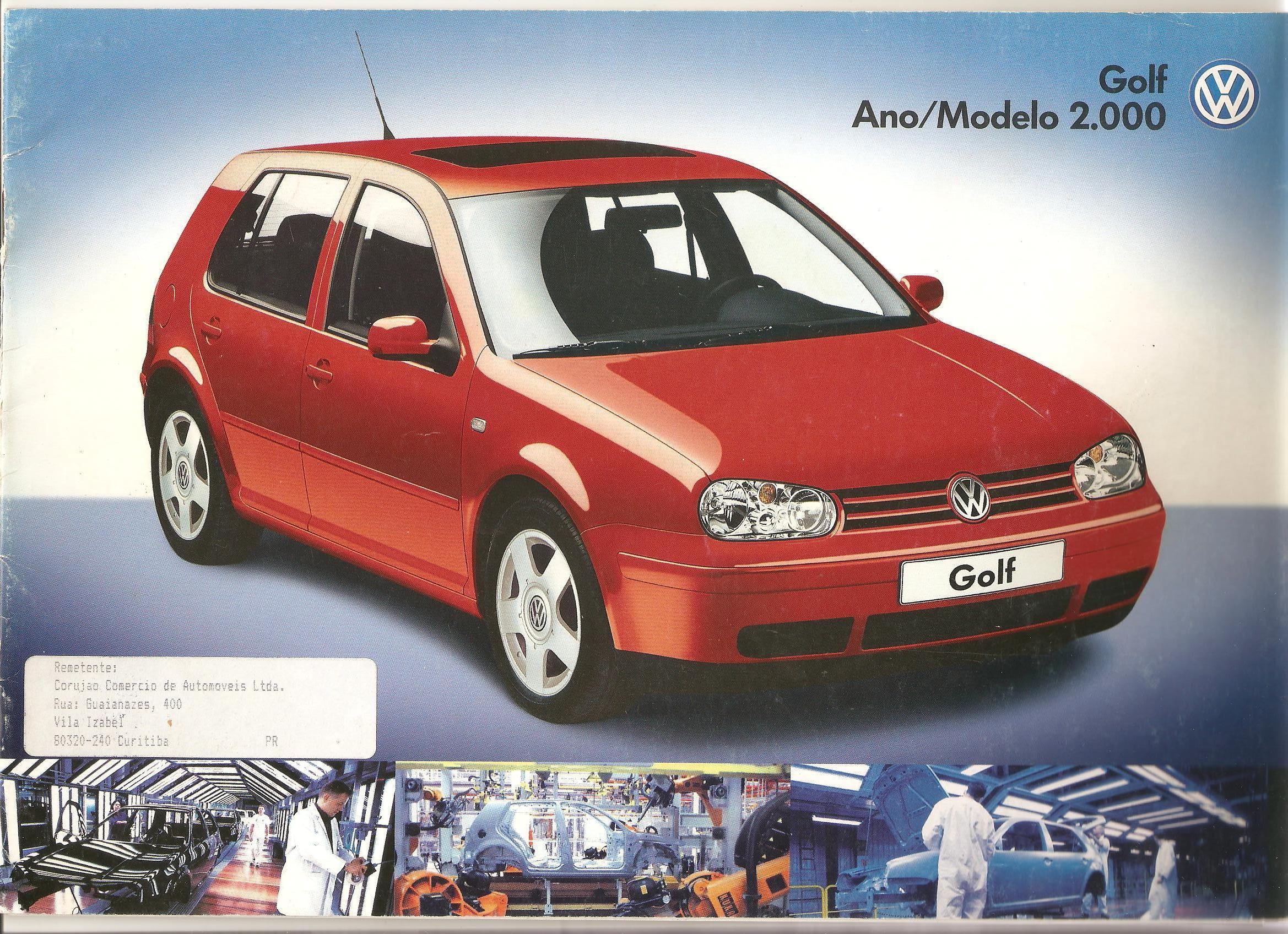  :: VW Archives - 2000 VW Golf Sales Brochure - Brazil