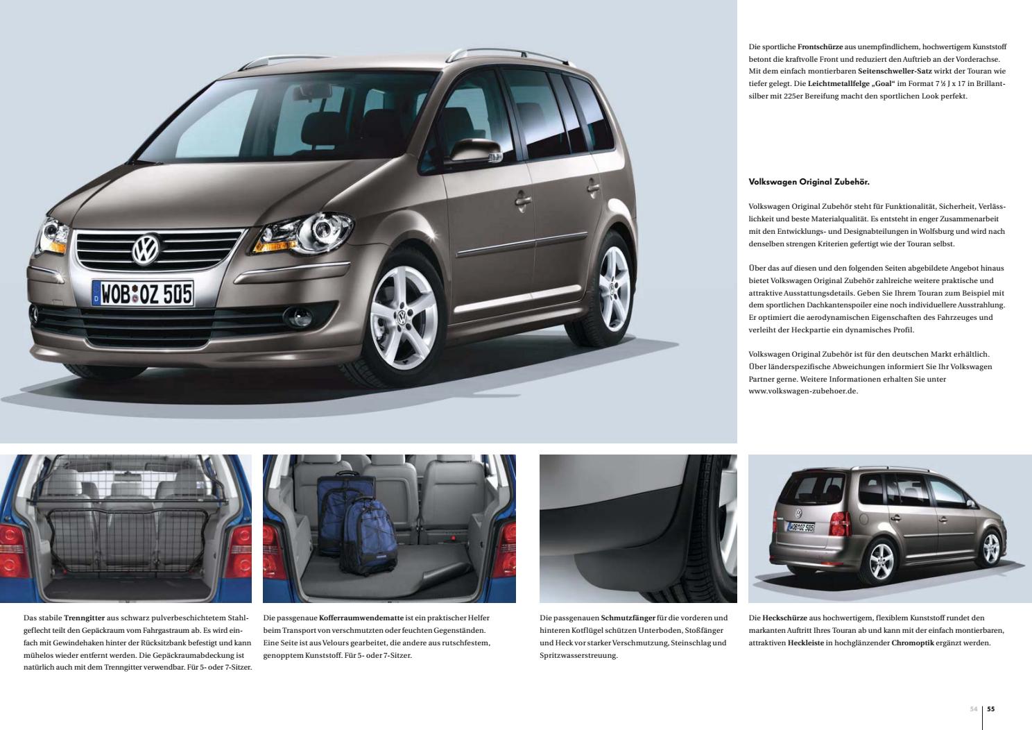  VW Archives - 2007 VW Touran Sales Brochure - German
