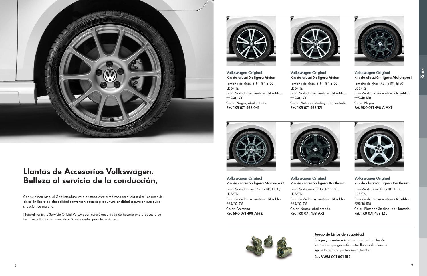 TheSamba.com :: VW - VW Accessories Brochure - Mexico