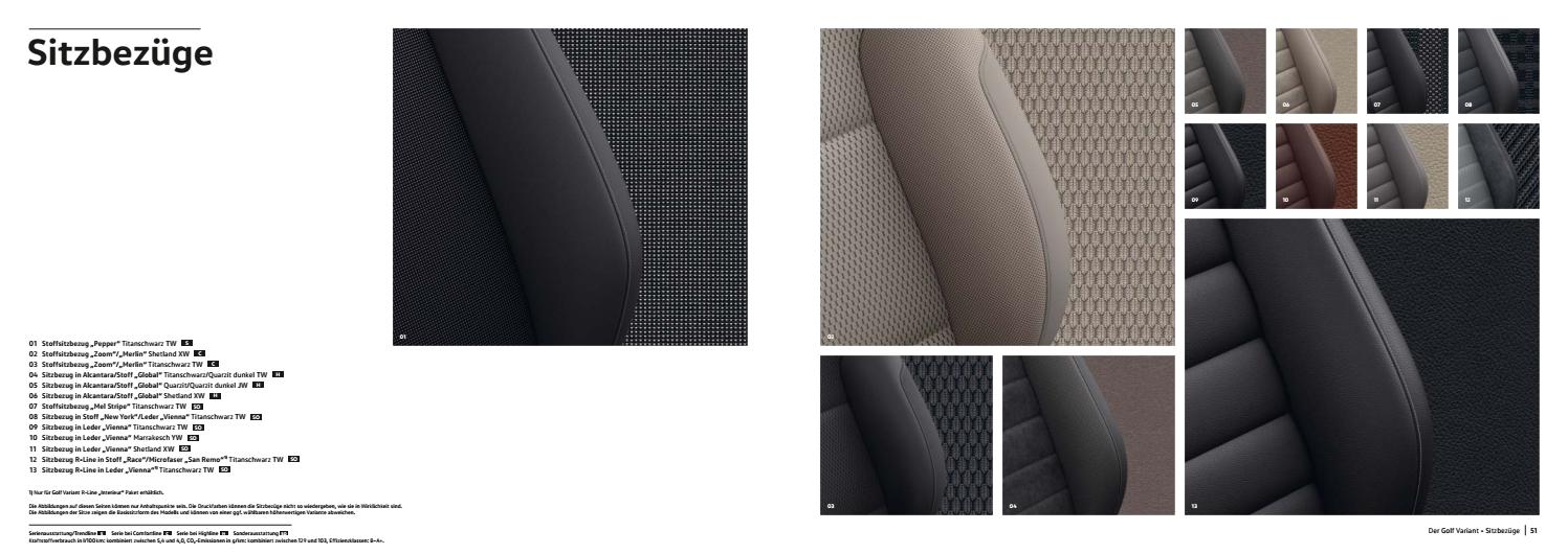 Blick in den Innenraum (Sitze, Sitzbezüge Stoff Design Zoom