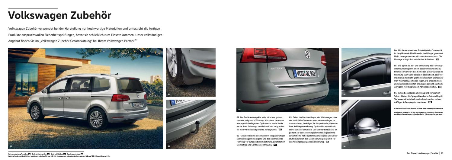 VW Archives - 2017 VW Sharan Sales Brochure - German
