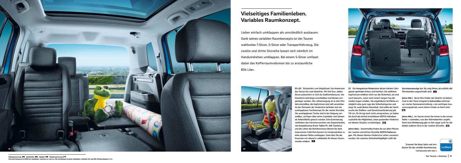 Thesamba Com Vw Archives 17 Vw Touran Sales Brochure German
