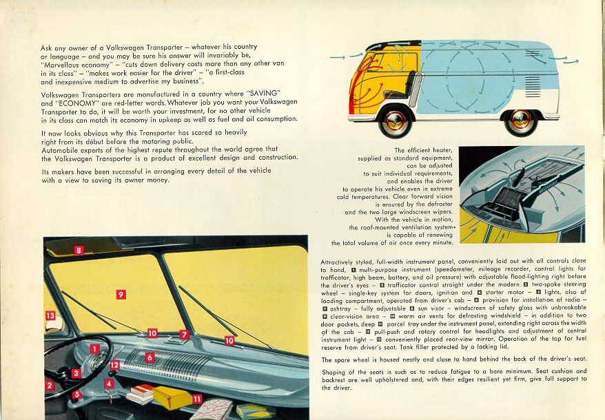 TheSamba.com :: VW Archives - 1956 VW Bus Sales Brochure