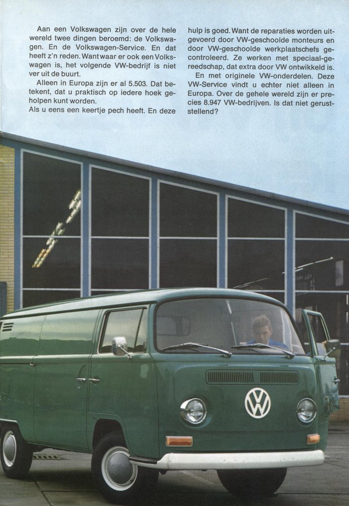 VW Serviceheft Holländisch