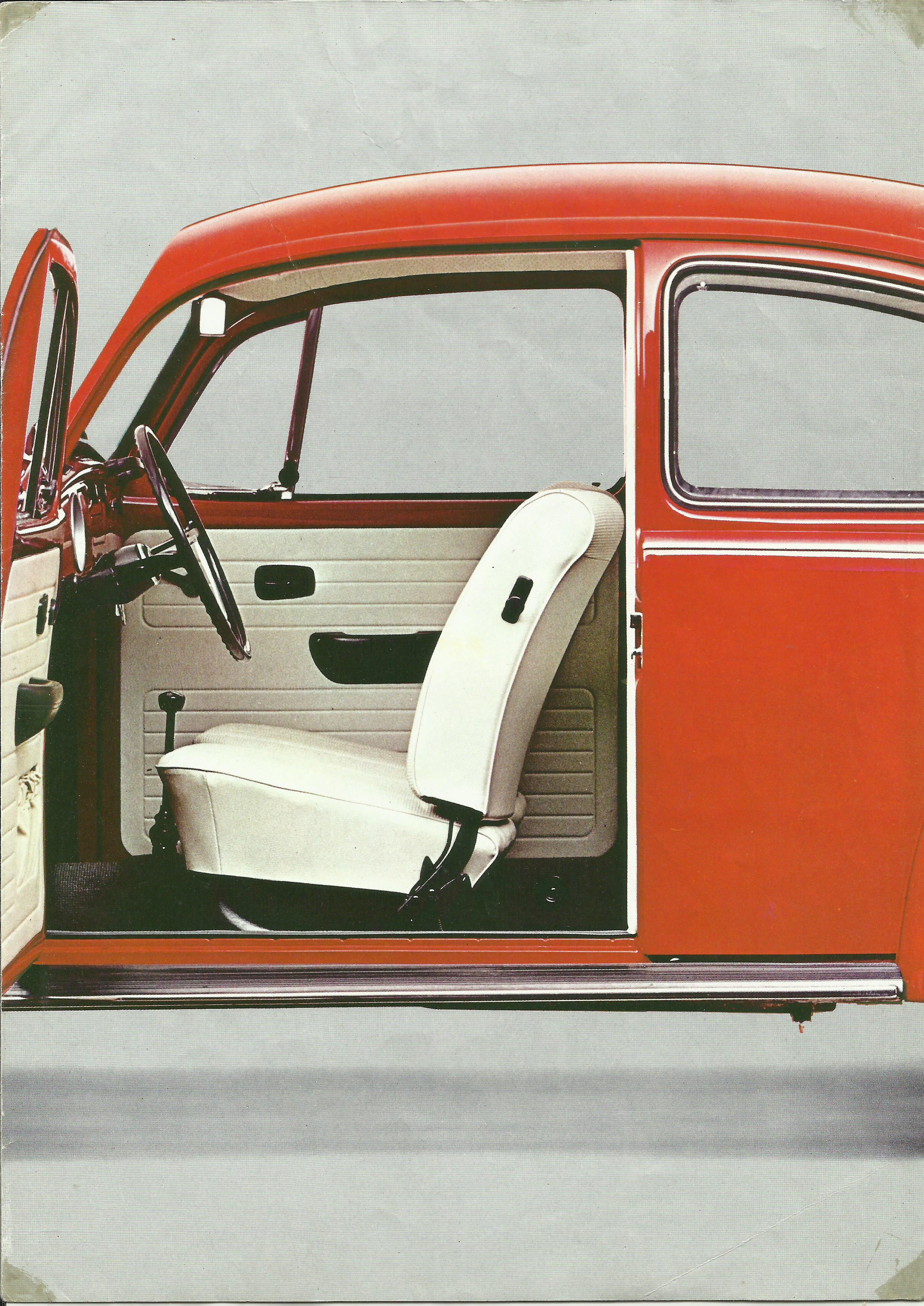 VW Archives 1970 VW Beetle Sales Brochure German