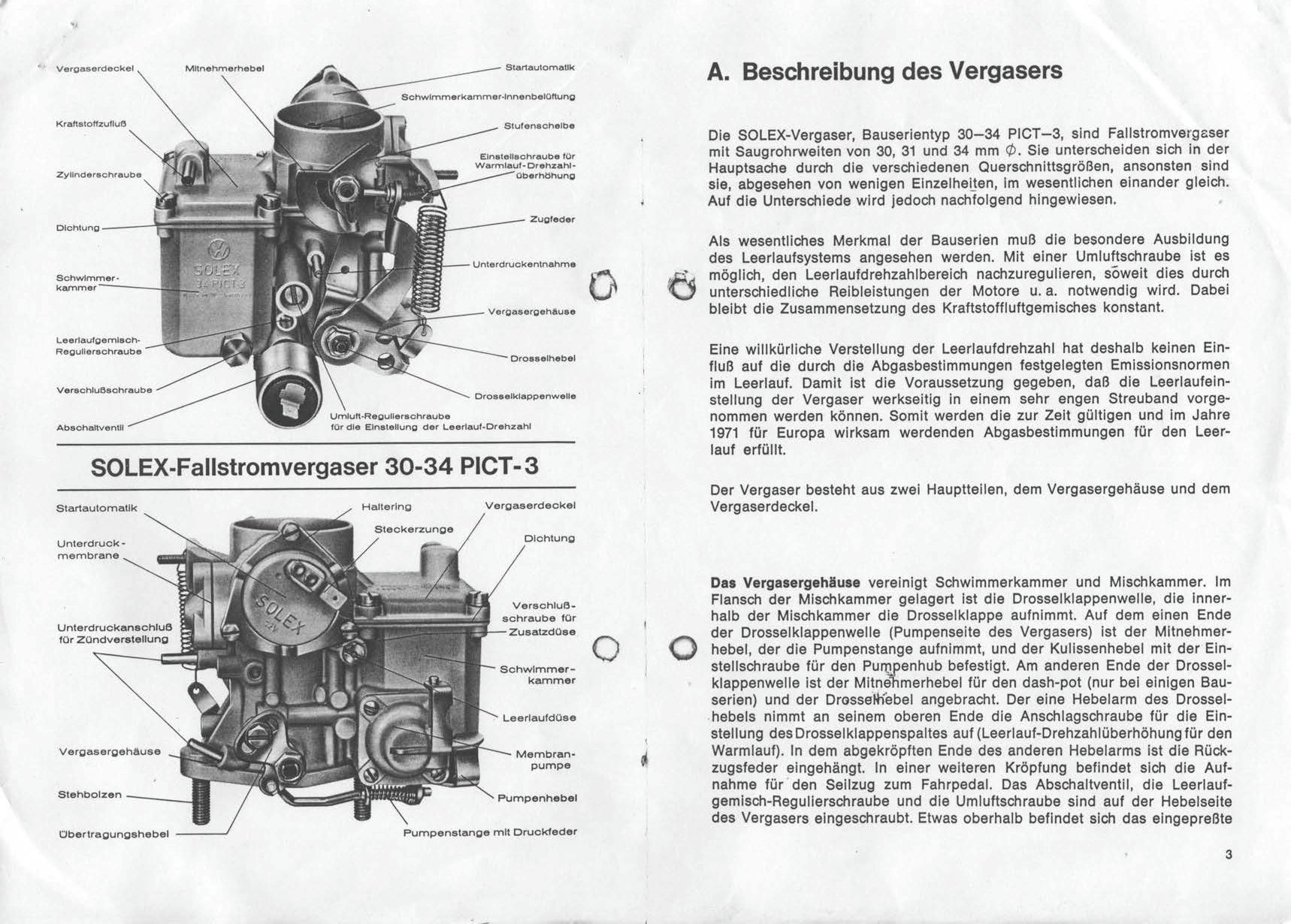 solex h30 31 pict adjustment