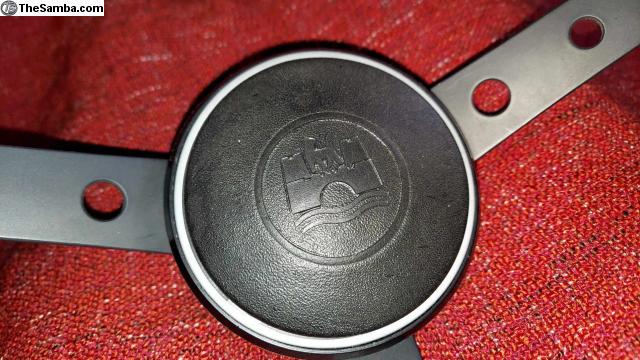 TheSamba.com :: VW Classifieds - NOS Leather Formula Vee Steering Wheel
