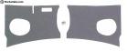 1960 - 1962 Bus Blk / Grey ABS Kick panels